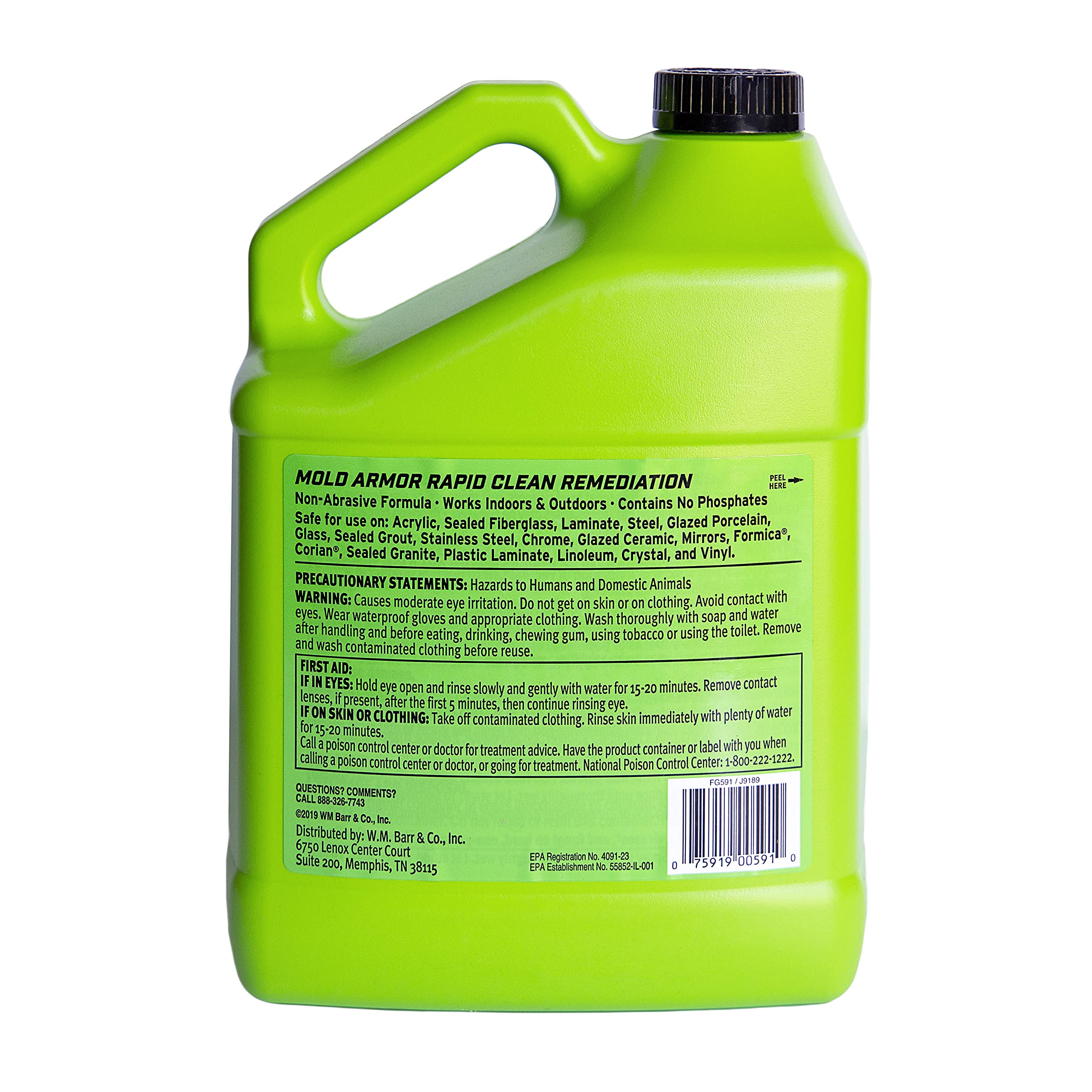 Mold Armor Rapid Clean Remediation, 1 Gallon; Kills, Cleans & Prevents Mold & Mildew - Image 8