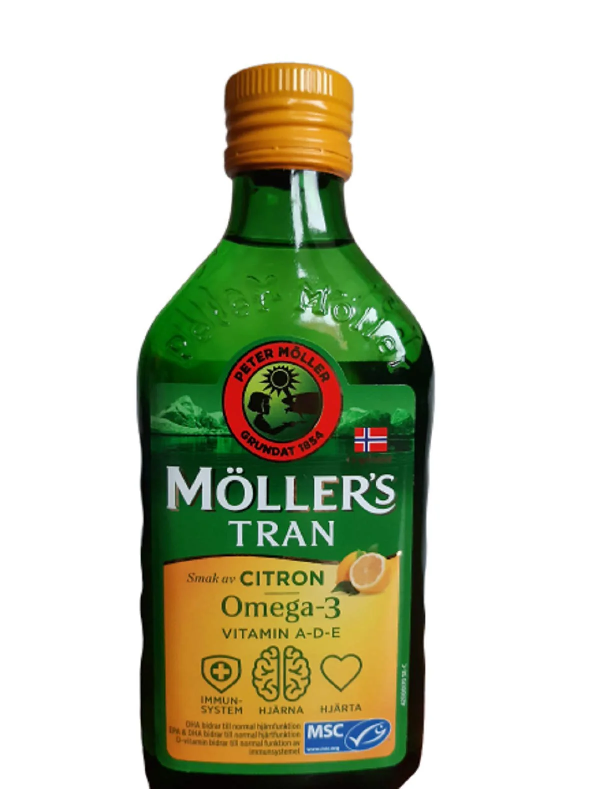 Möllers Tran Cod Liver Oil 250 ml/ 8.45 fl oz | Citron Flavor | Omega-3 | Fish Liver Oil - Image 4
