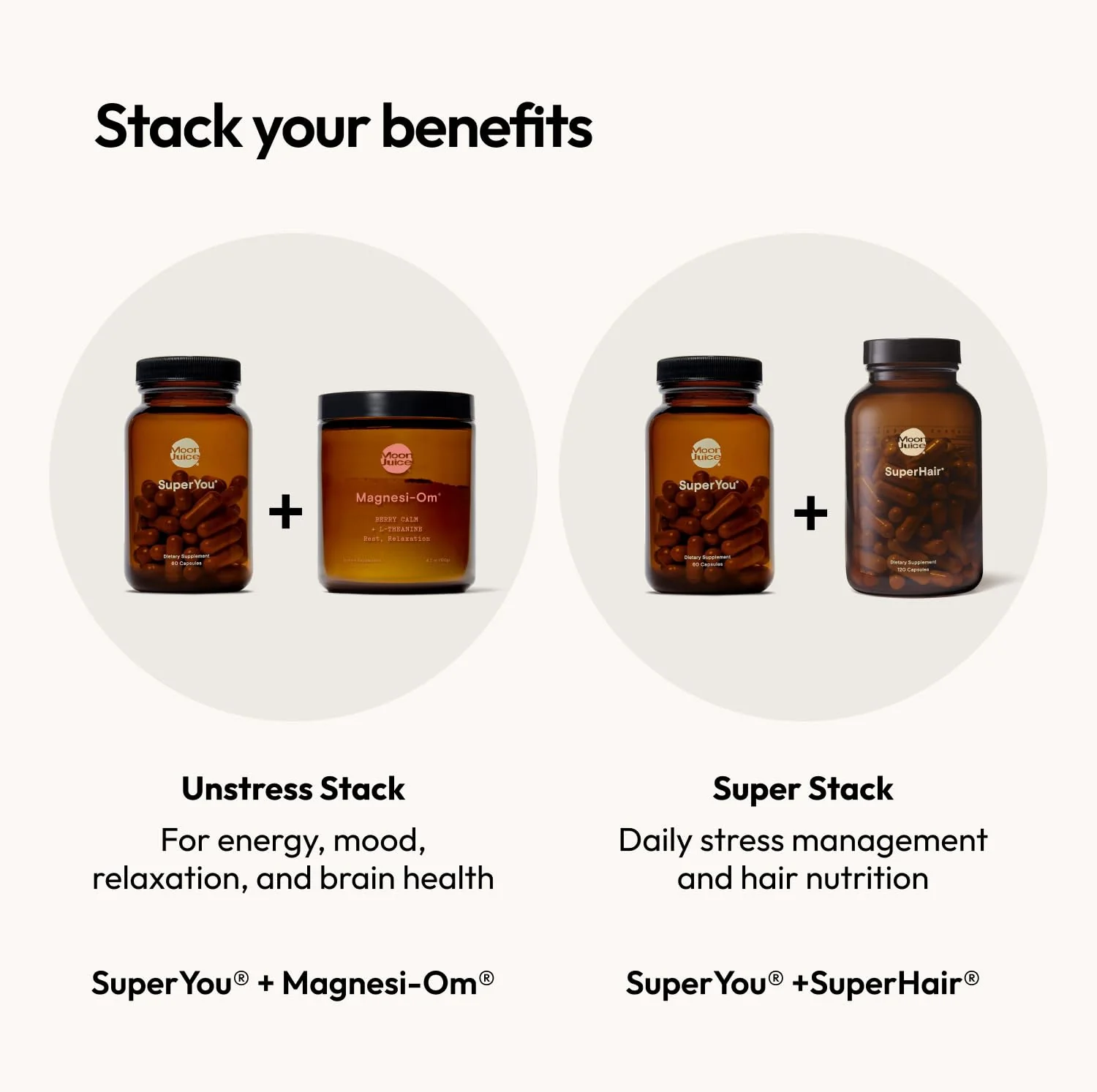 Moon Juice SuperYou Ashwagandha Supplements with Rhodiola, Shatavari & Amla - Cortisol Reducer for Energy, Mood, Focus and Stress Support, Vegan, Non-GMO & 100% Traceable, 60 Capsules, 30 Servings - Image 3