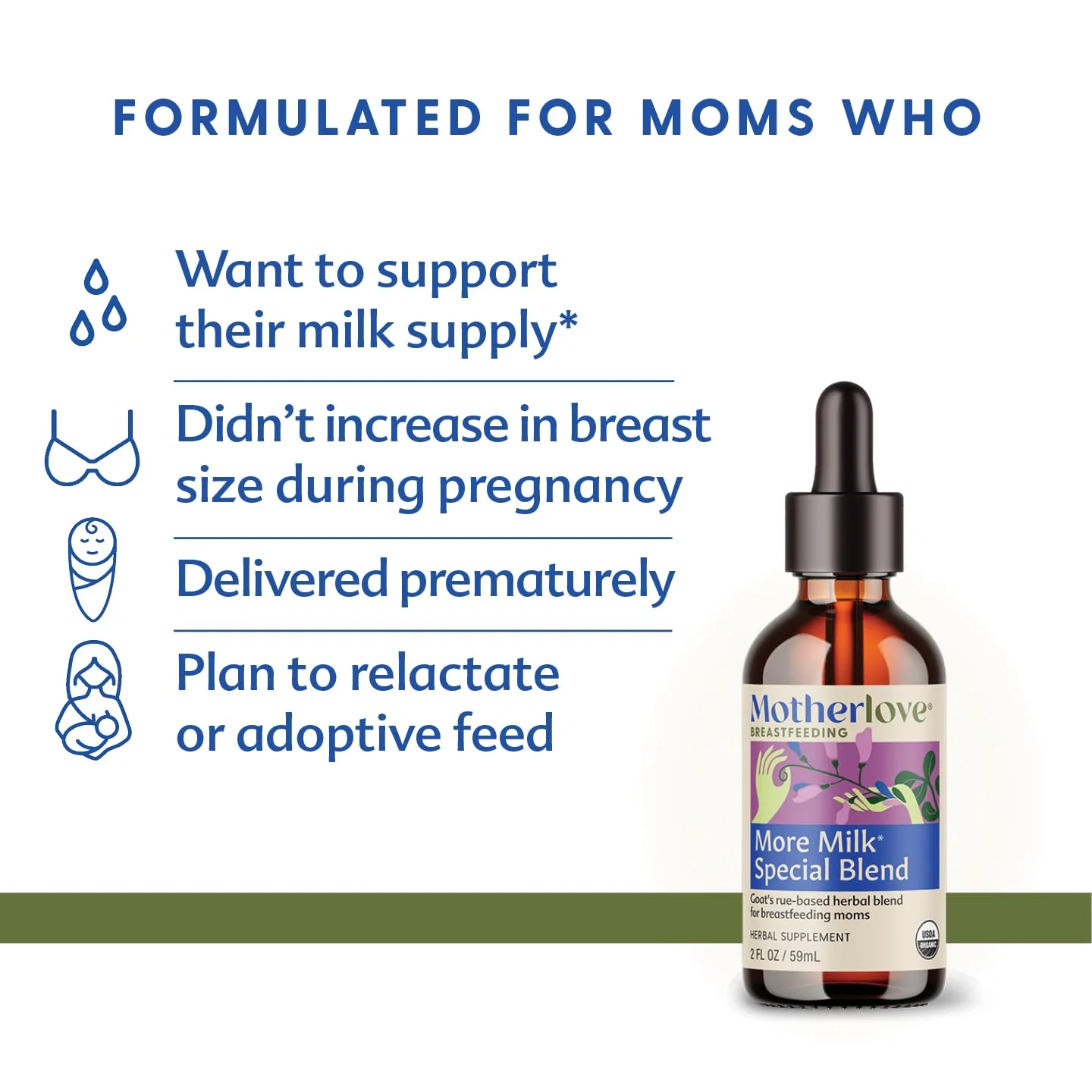 Motherlove More Milk Special Blend (2 Ounce Tincture) Herbal Lactation Supplement w/Goat’s Rue to Build Breast Tissue & Support Breast Milk Supply—USDA Certified Organic, Vegan, Kosher, Soy-Free - Image 9