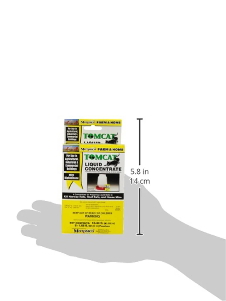 MOTOMCO Tomcat Mouse and Rat Liquid Concentrated Bait, 1.68-Ounce, (8 Pack) - Image 5