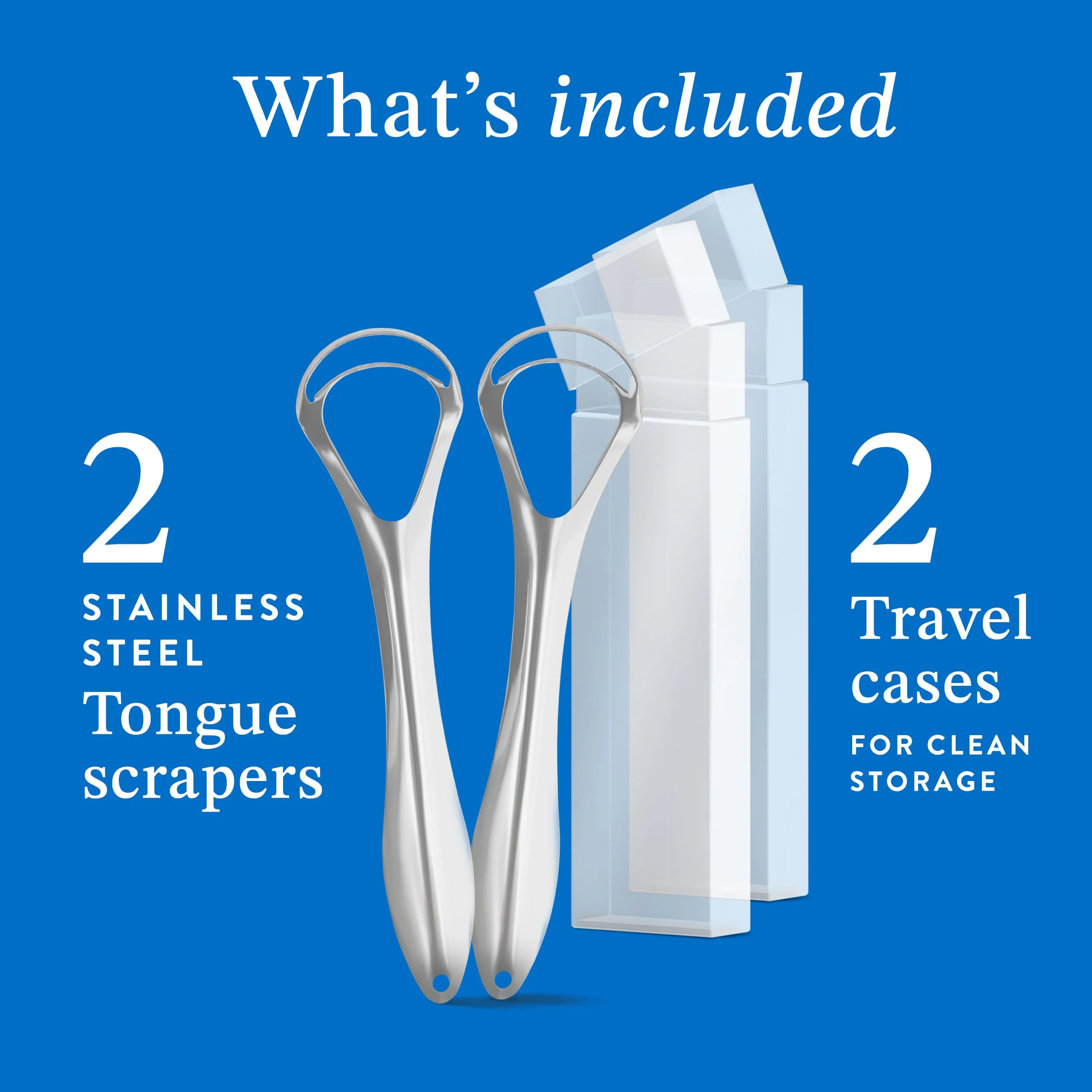 Mouthology Tongue Scraper for Adults (2 Pack), Reduce Bad Breath, Metal Tongue Scraper, Tongue Cleaner, Tongue Scraper, Stainless Steel Tongue Scraper, Tongue Cleaner for Adults, Tongue Scrubber - Image 6