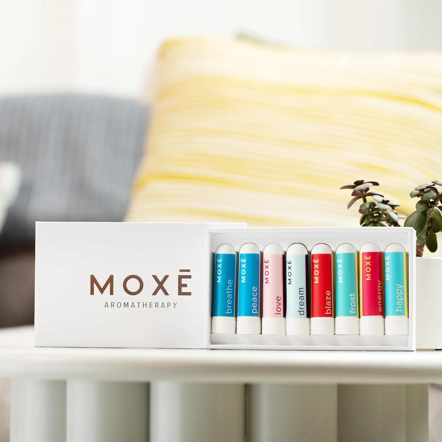 MOXĒ Nasal Inhaler Bundle, 8 Essential Oil Blends, Aromatherapy Sticks, Warming & Cooling Fragrances, Undiluted Oil, Natural Ingredients, Made in USA - Image 3