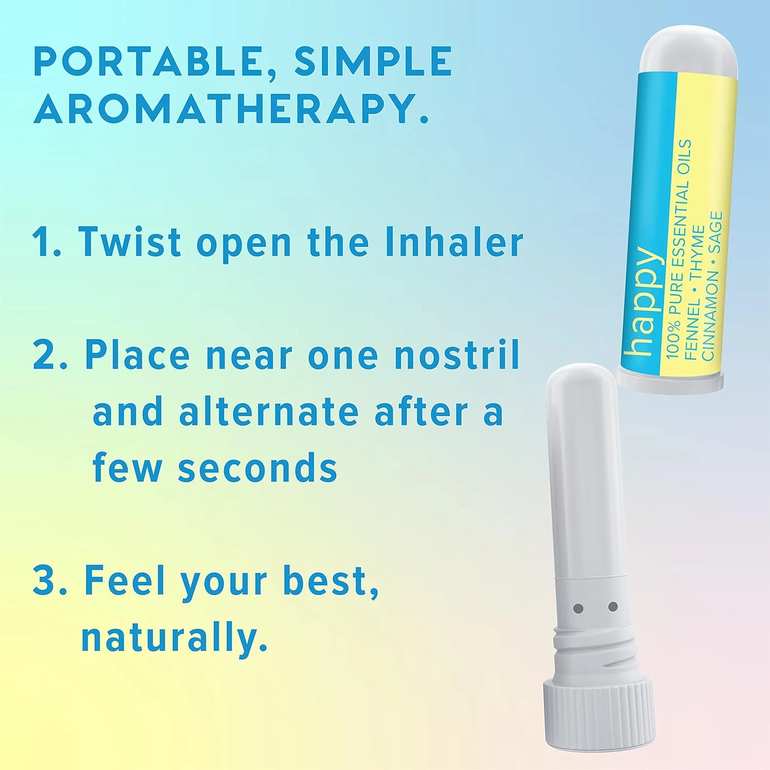 MOXĒ Nasal Inhaler Bundle, 8 Essential Oil Blends, Aromatherapy Sticks, Warming & Cooling Fragrances, Undiluted Oil, Natural Ingredients, Made in USA - Image 5