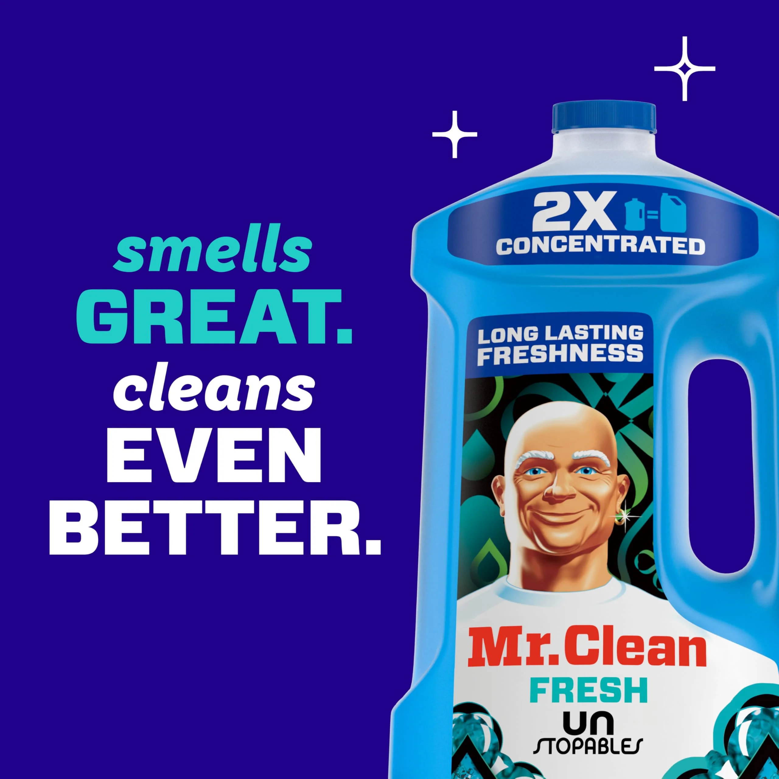 Mr. Clean 2X Concentrated Multi Surface Cleaner with Unstopables Fresh Scent 99 fl oz - Image 6