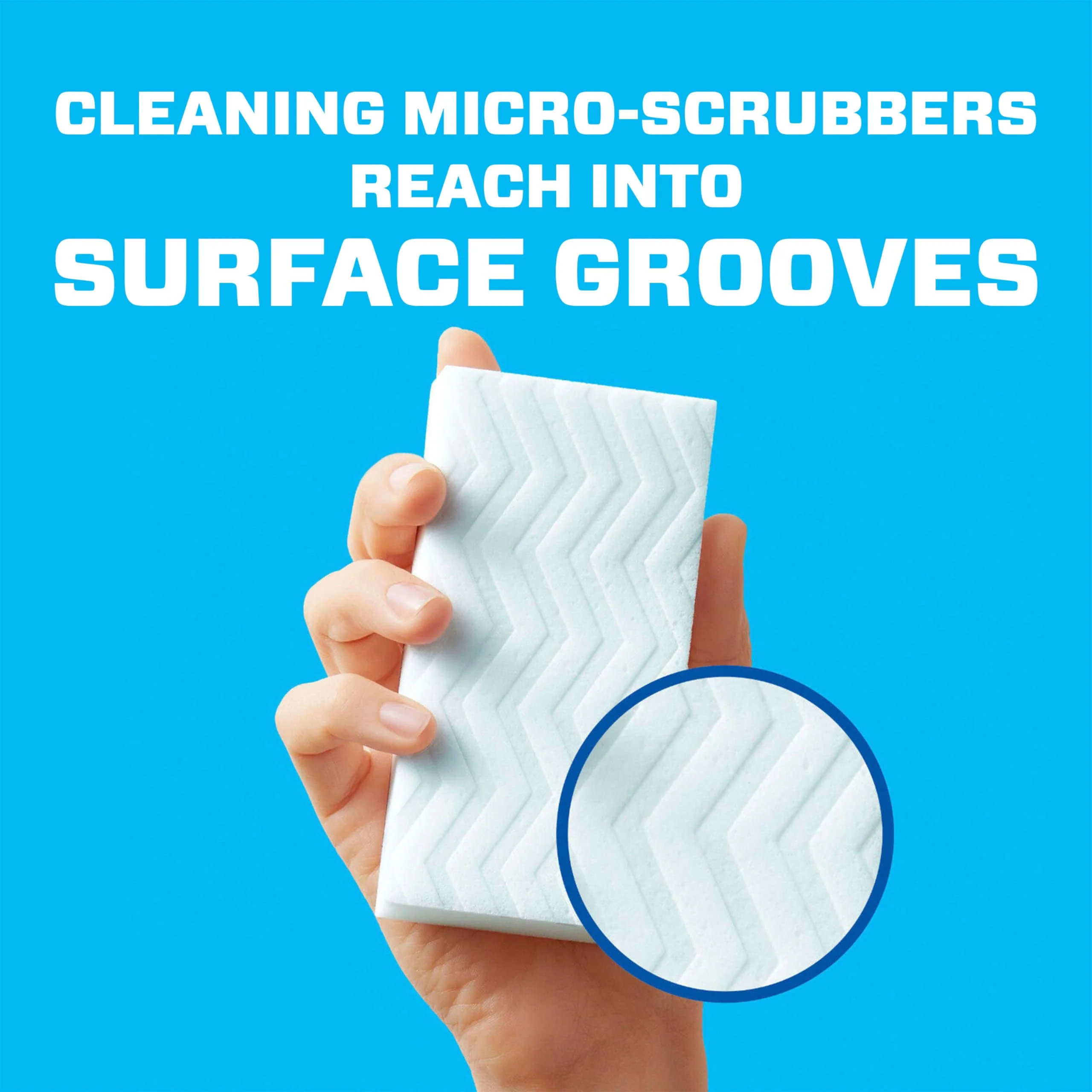 Mr. Clean Magic Eraser Original Cleaning Pads, Multi Purpose Cleaner, Bathroom Cleaning Supplies, All Purpose Cleaner, White, 6 Count - Image 6