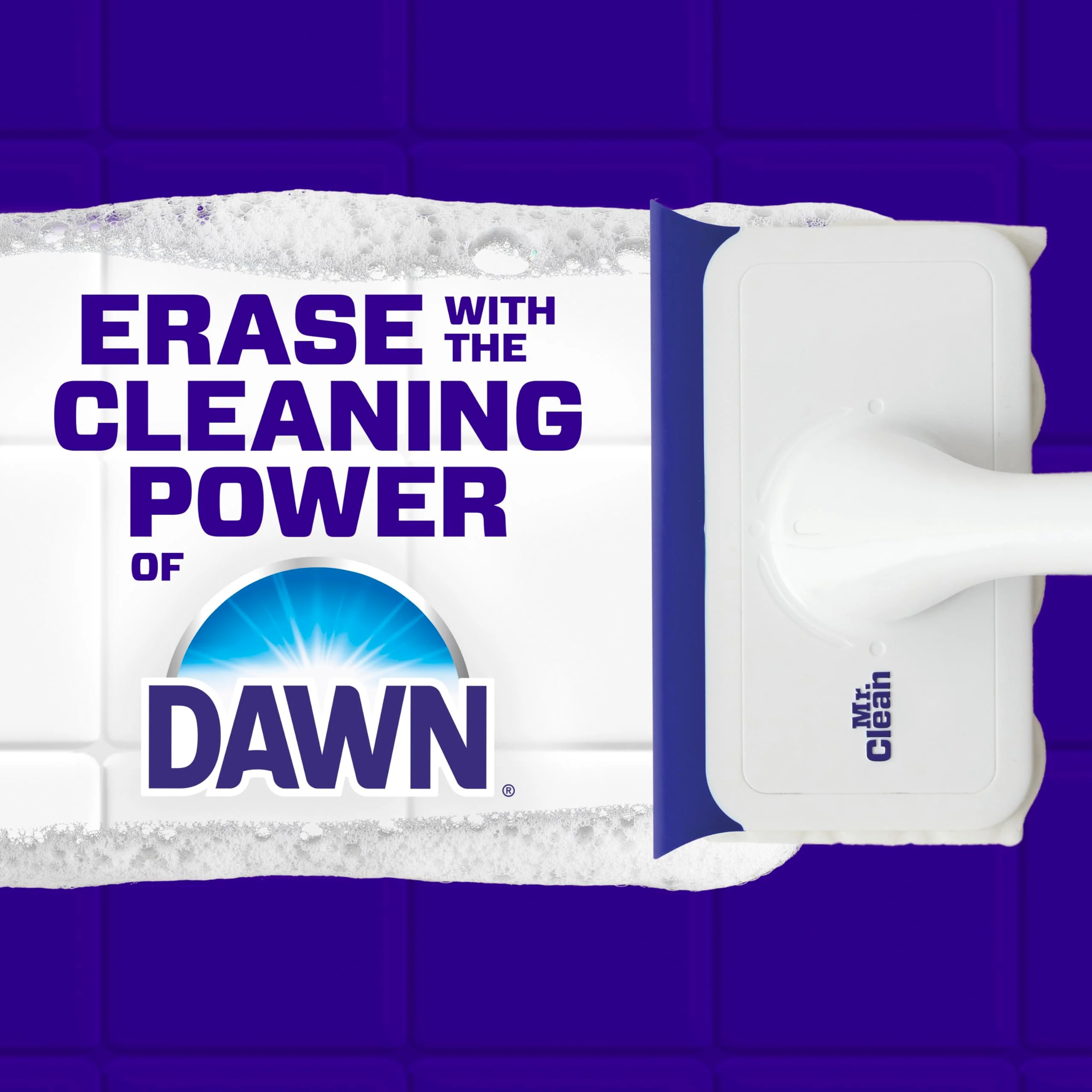 Mr. Clean Magic Eraser Shower & Tub Scrubber, Bathroom Cleaner, All in One Bathroom Cleaner, Lemon Starter Kit, 2 Scrubber, 5 Foaming Magic Erasers, 1 Whole Home Extra Durable Magic Eraser - Image 12