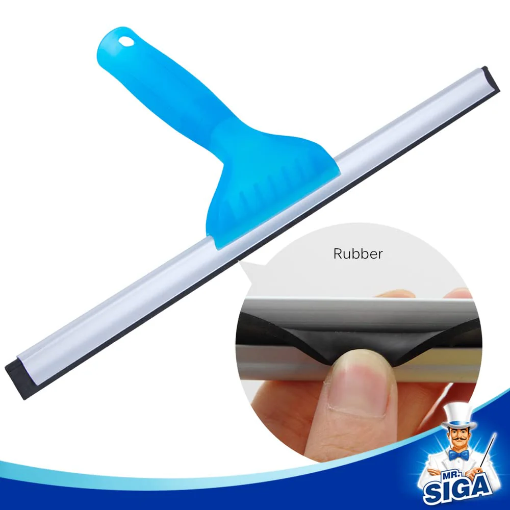 MR.SIGA Professional Window Cleaning Combo - Squeegee & Microfiber Window Scrubber, 14" - Image 4