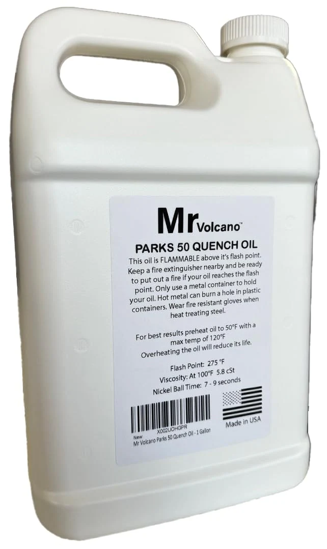 Mr Volcano Parks 50 Quench Oil for Heat Treating Steel and Knife Steel - 1 Gallon