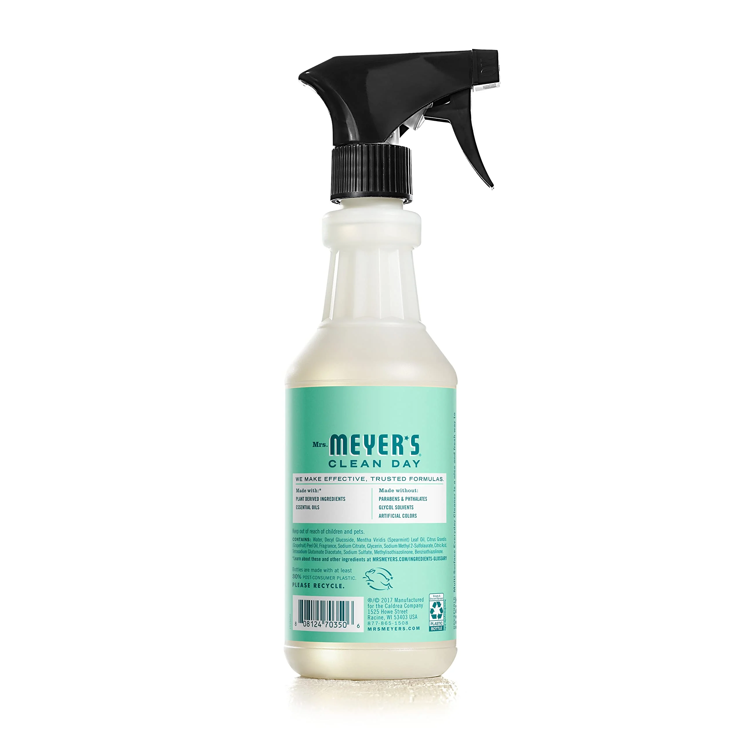 Mrs. MEYER'S CLEAN DAY All-Purpose Cleaner Spray,Limited Edition Mint,16 fl. oz,(Pack of 6) - Image 6