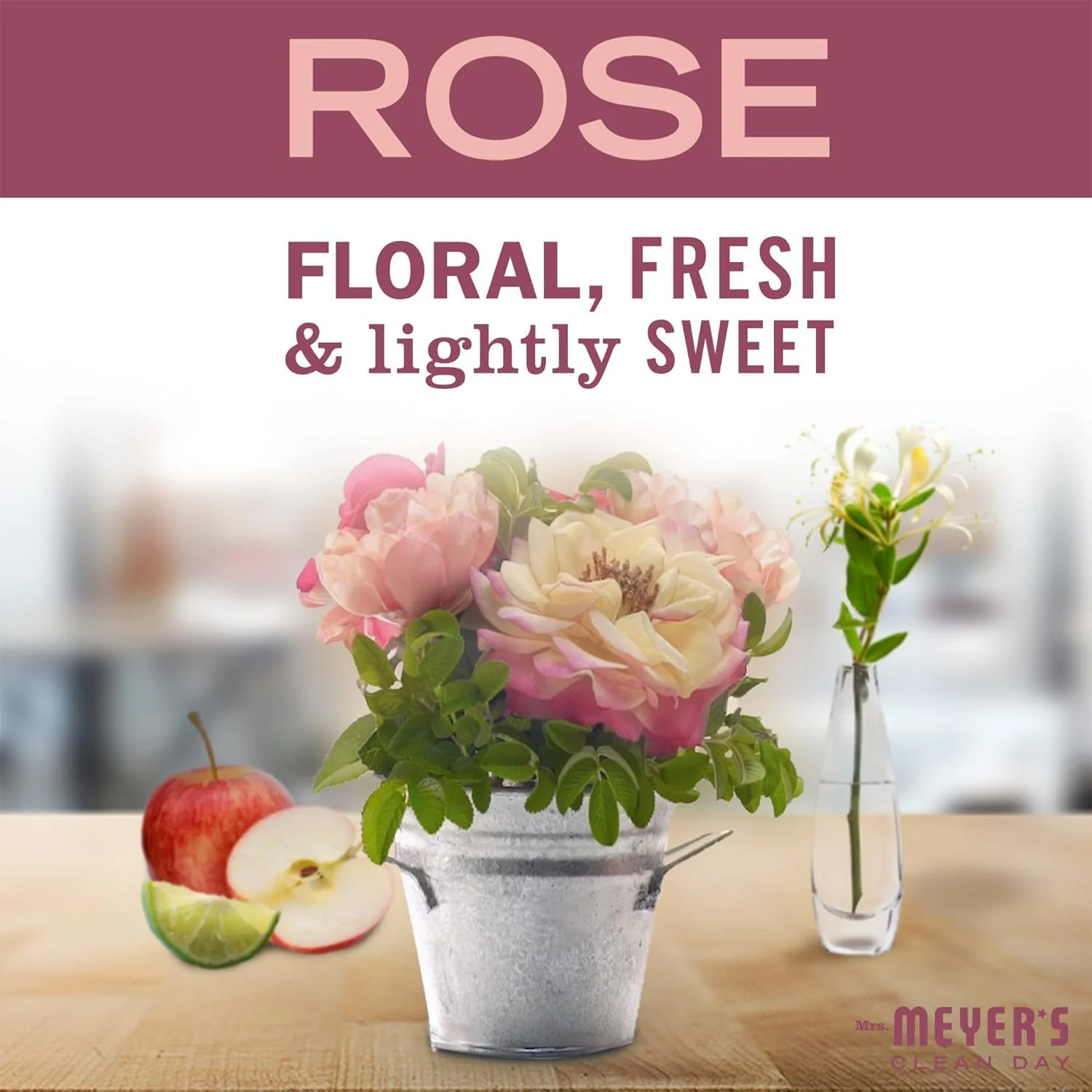 Mrs. MEYER'S CLEAN DAY All-Purpose Cleaner Spray, Limited Edition Rose, 16 fl. oz - Pack of 6 - Image 7