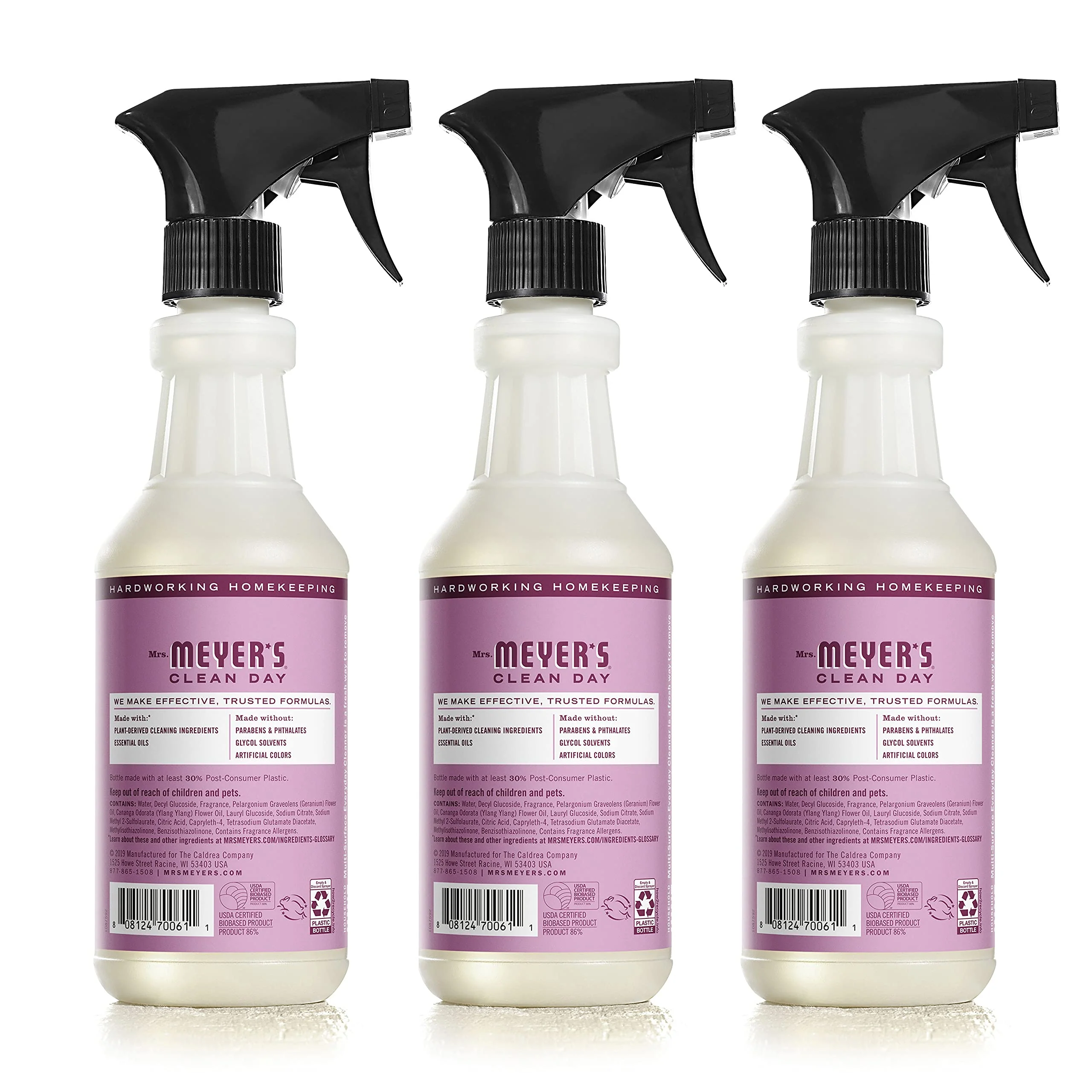 Mrs. MEYER'S CLEAN DAY All-Purpose Cleaner Spray,Peony,16 fl. oz,(Pack of 6) - Image 5