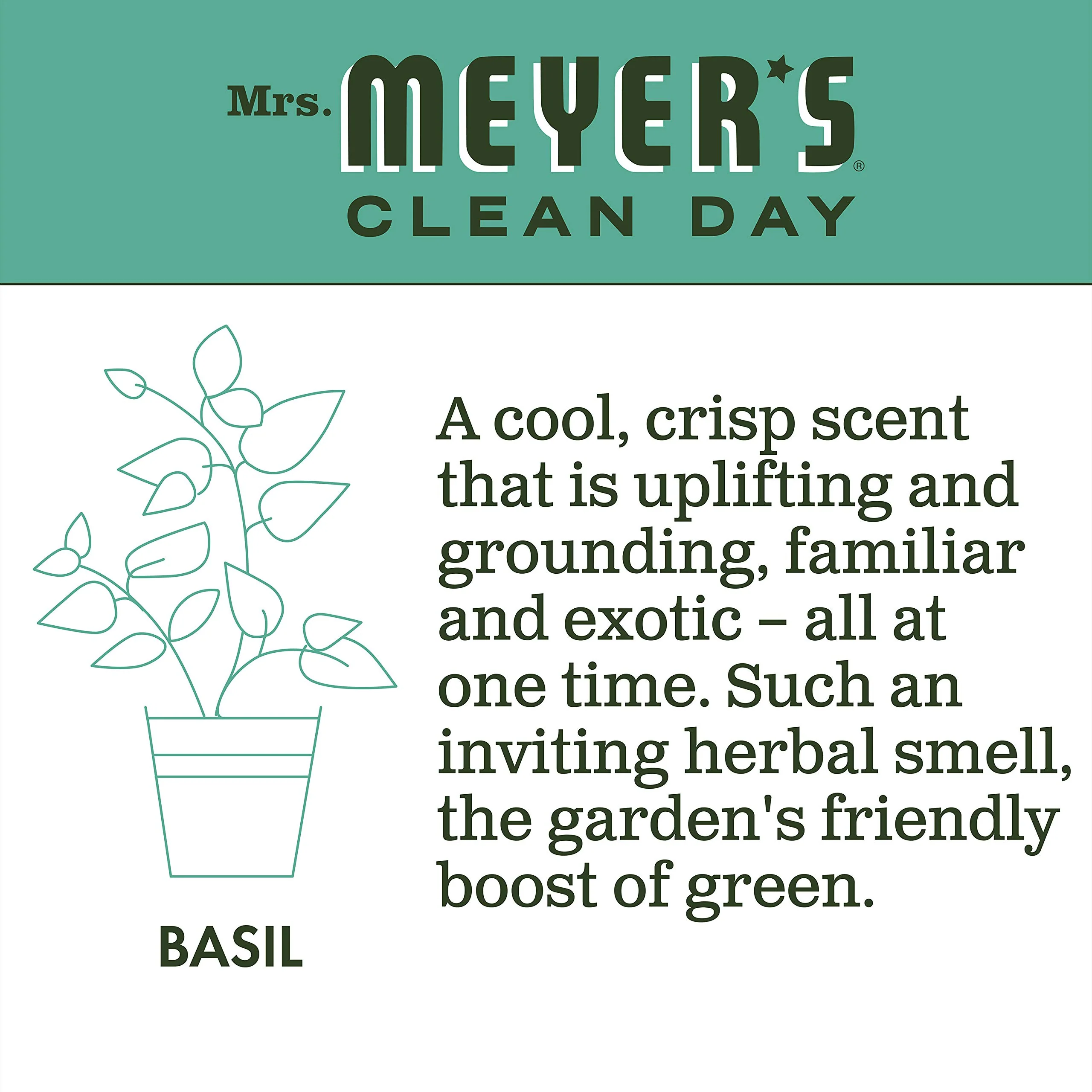 Mrs. MEYER'S Clean Day Basil Kitchen Basics Set - Image 2