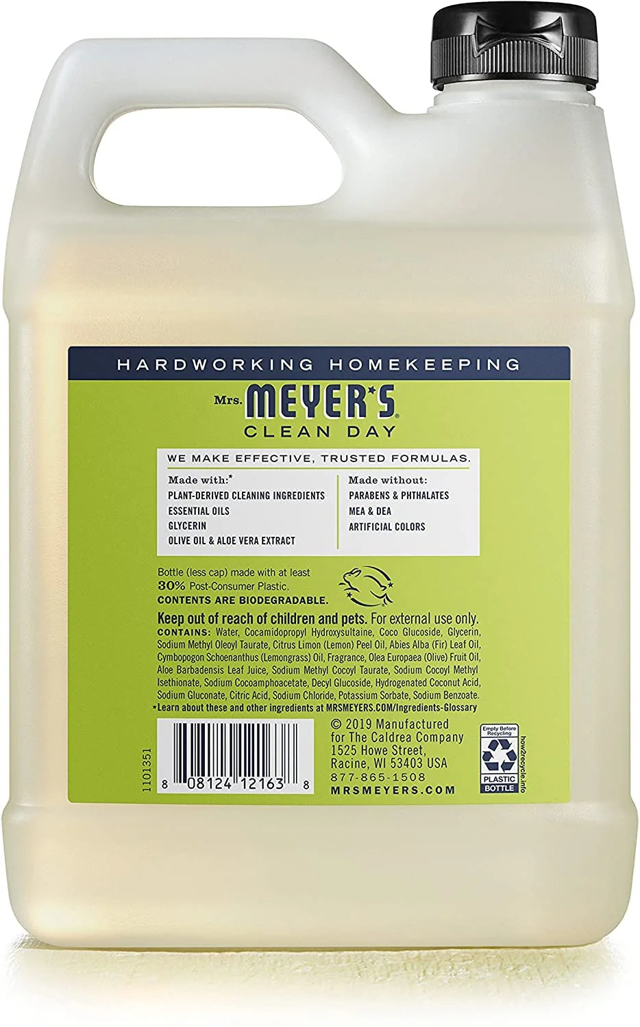 MRS. MEYER'S CLEAN DAY Hand Soap Refill Scent Variety Pack 2 CT (Lemon Verbena + Lavender) - Image 5