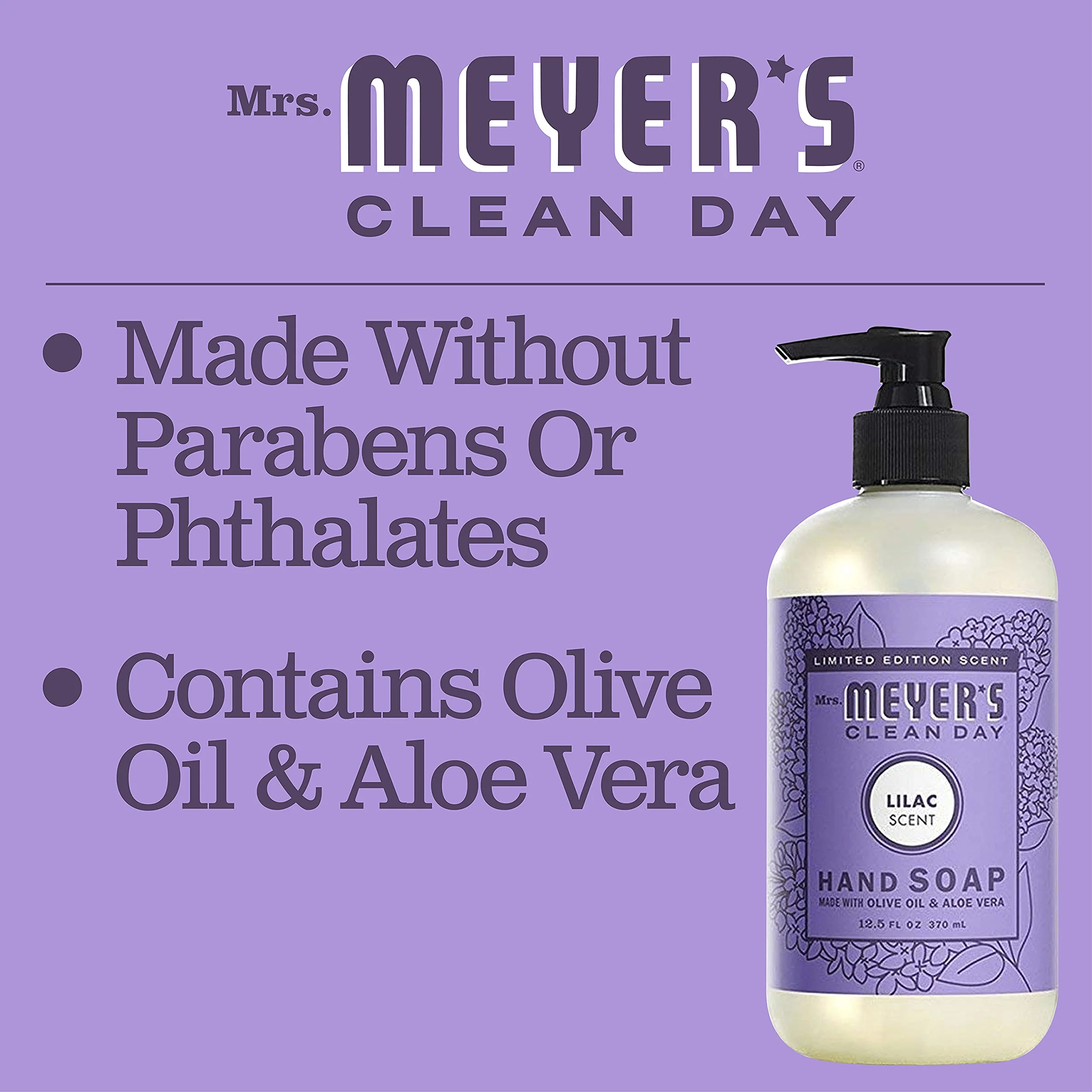 Mrs. MEYER'S Clean Day Limited Edition Lilac Scent Kitchen Basics Set - Image 3