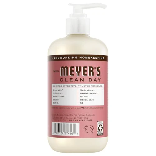 MRS. MEYER'S CLEAN DAY Liquid Hand Soap, Cruelty Free, Rosemary Scent, 12.5 oz- Pack of 3 - Image 7