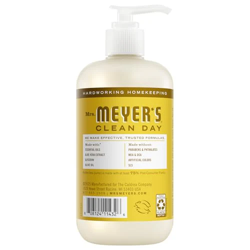 MRS. MEYER'S CLEAN DAY Liquid Hand Soap, Daisy Scent, 12.5 Ounce Bottle (Pack of 3) - Image 7