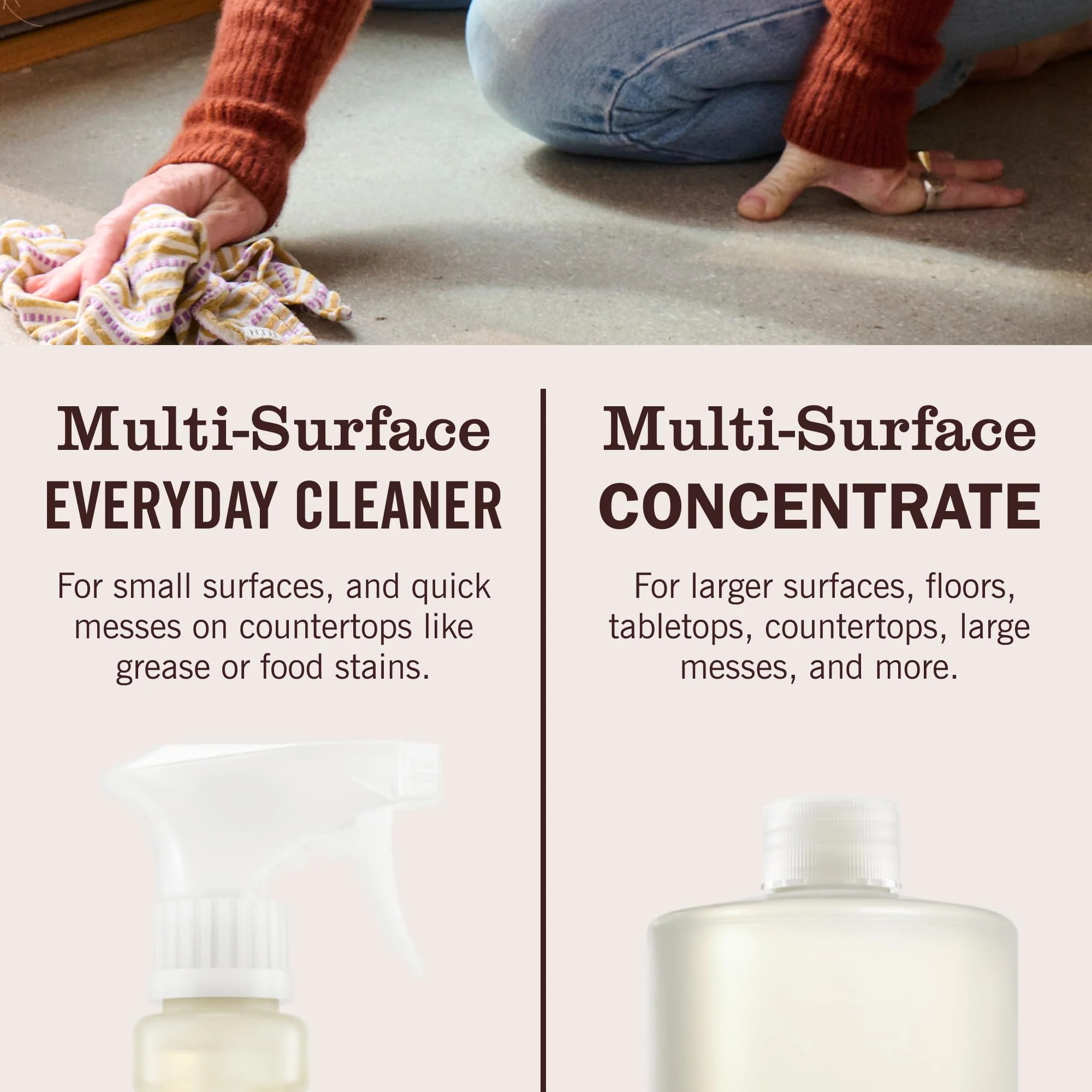 MRS. MEYER'S CLEAN DAY Multi-Surface Everyday Concentrate, Lemon Verbena Scent, 32 Fl Oz Bottle - 2 Pack - Image 6