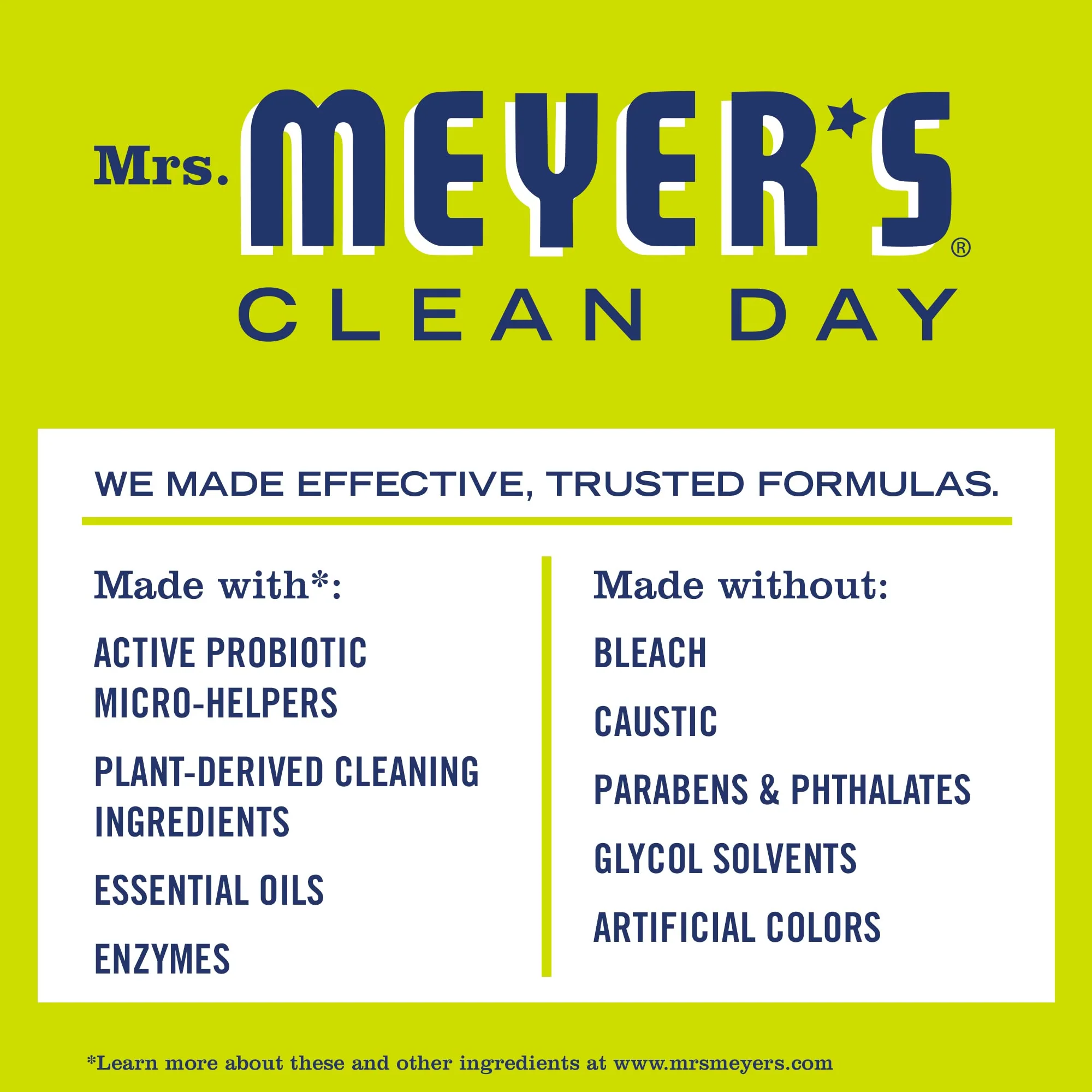 MRS. MEYER'S CLEAN DAY Probiotic Drain Maintenance Liquid,Lemon Verbena,Freshens Disposals and Drains,32 Fl Oz,(Pack of 2) - Image 2