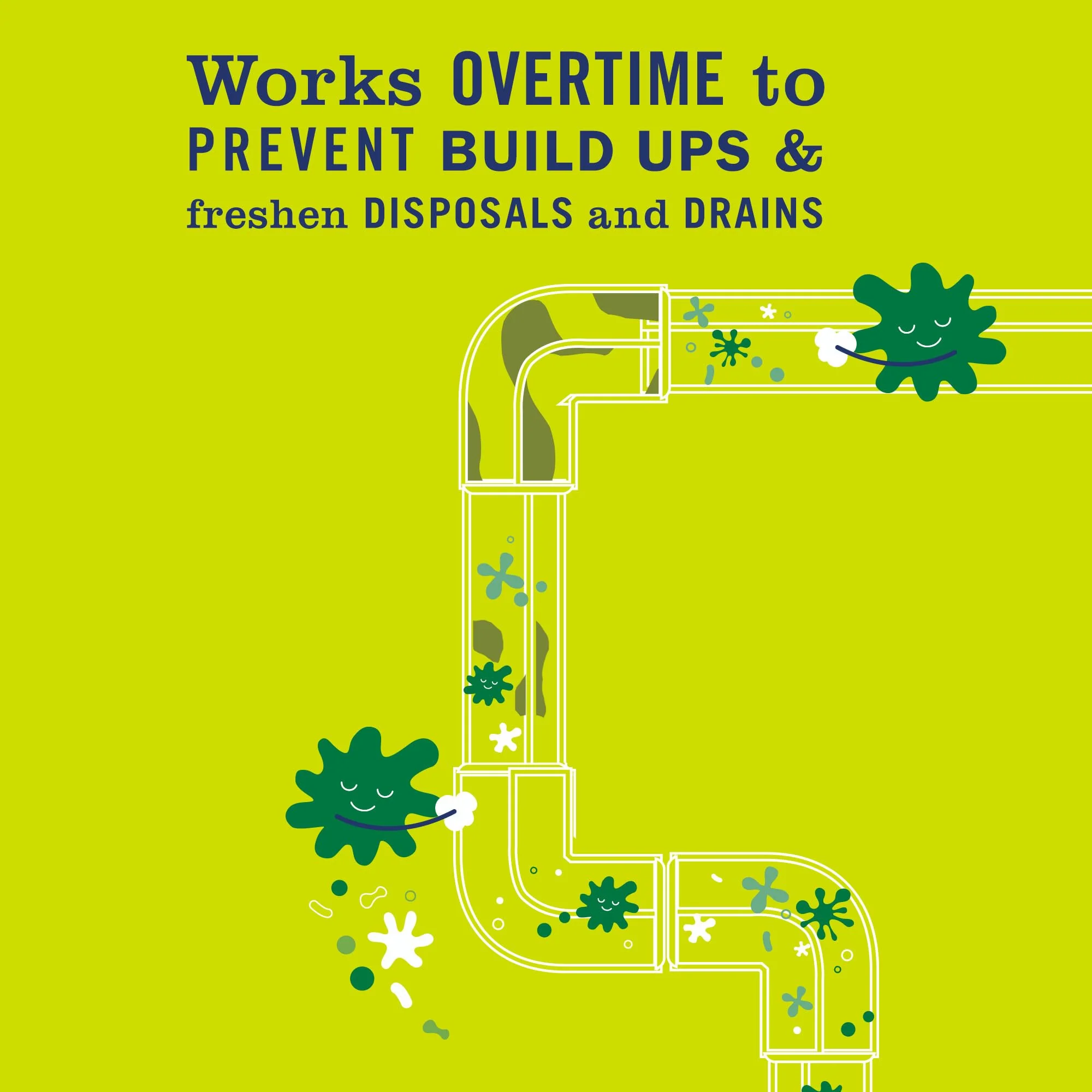 MRS. MEYER'S CLEAN DAY Probiotic Drain Maintenance Liquid,Lemon Verbena,Freshens Disposals and Drains,32 Fl Oz,(Pack of 2) - Image 5