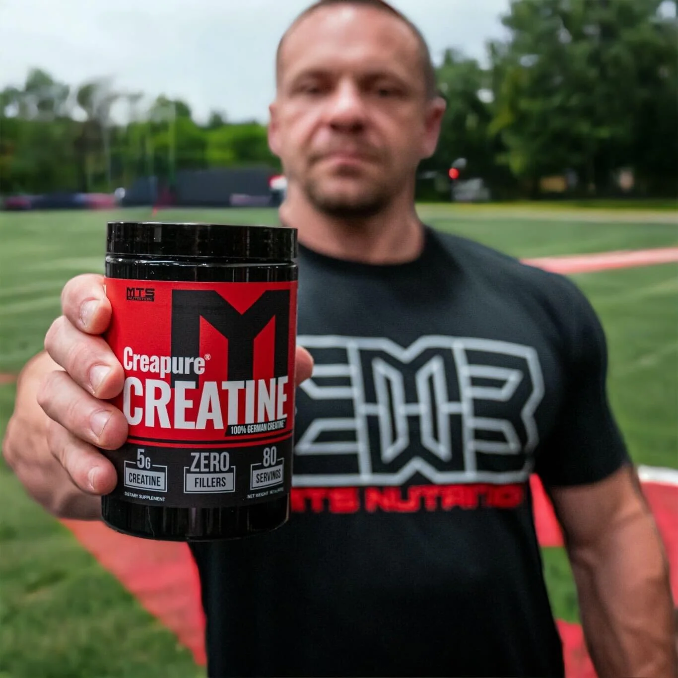 MTS Nutrition Creapure Creatine Powder - Muscle Growth & Recovery Supplement - 80 Servings Unflavored