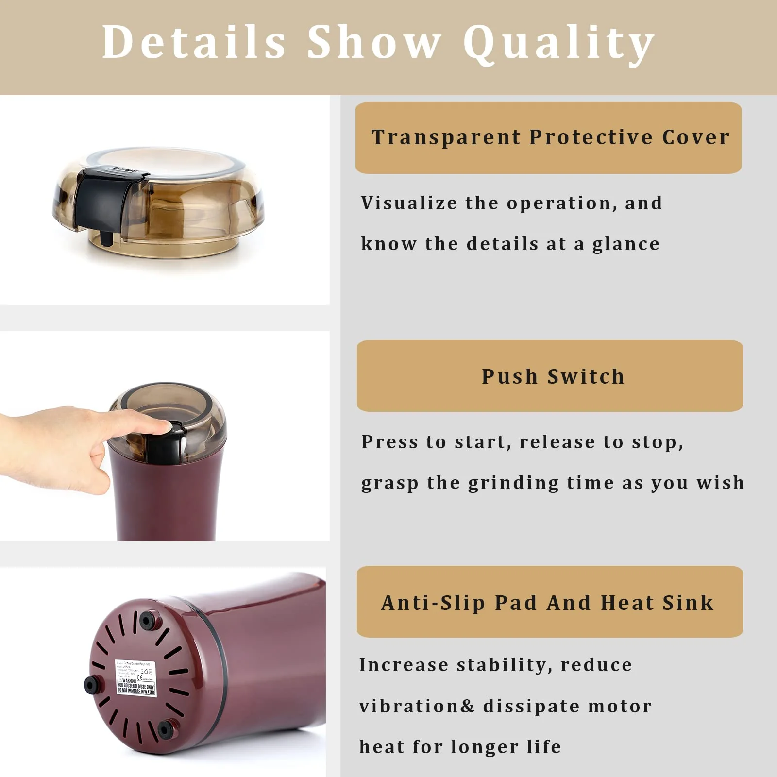 Multifunctional Electric Pill Crusher Grinder- Grind The Medicine and Vitamin Tablets of Different Sizes into Fine Powder-Mortar and Pestle,Elderly, Children or Pets (Purple) - Image 6