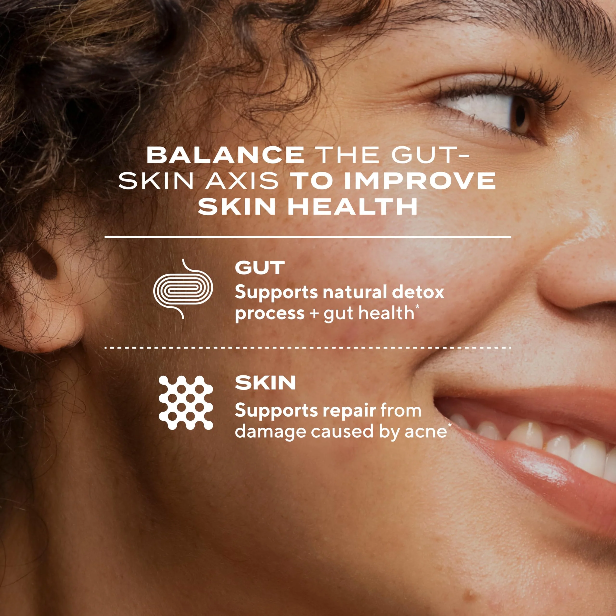 Murad Pure Skin Acne Supplements – 60 Tablets – Clear Skin Support with Blend of Vitamin A & B6, Zinc, Amino Acids, & Burdock Root – Promotes Healthy Skin, Oil Balance, Gut Health & Stress Relief - Image 3