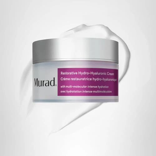 Murad Restorative Hydro-Hyaluronic Face Cream – Moisture-Boosting Formula with Hyaluronic Acid, Coconut Extract, Botanical Oils & Shea Butter for Lasting Hydration, Plump, & Smooth Skin - 1.7 Fl Oz - Image 2