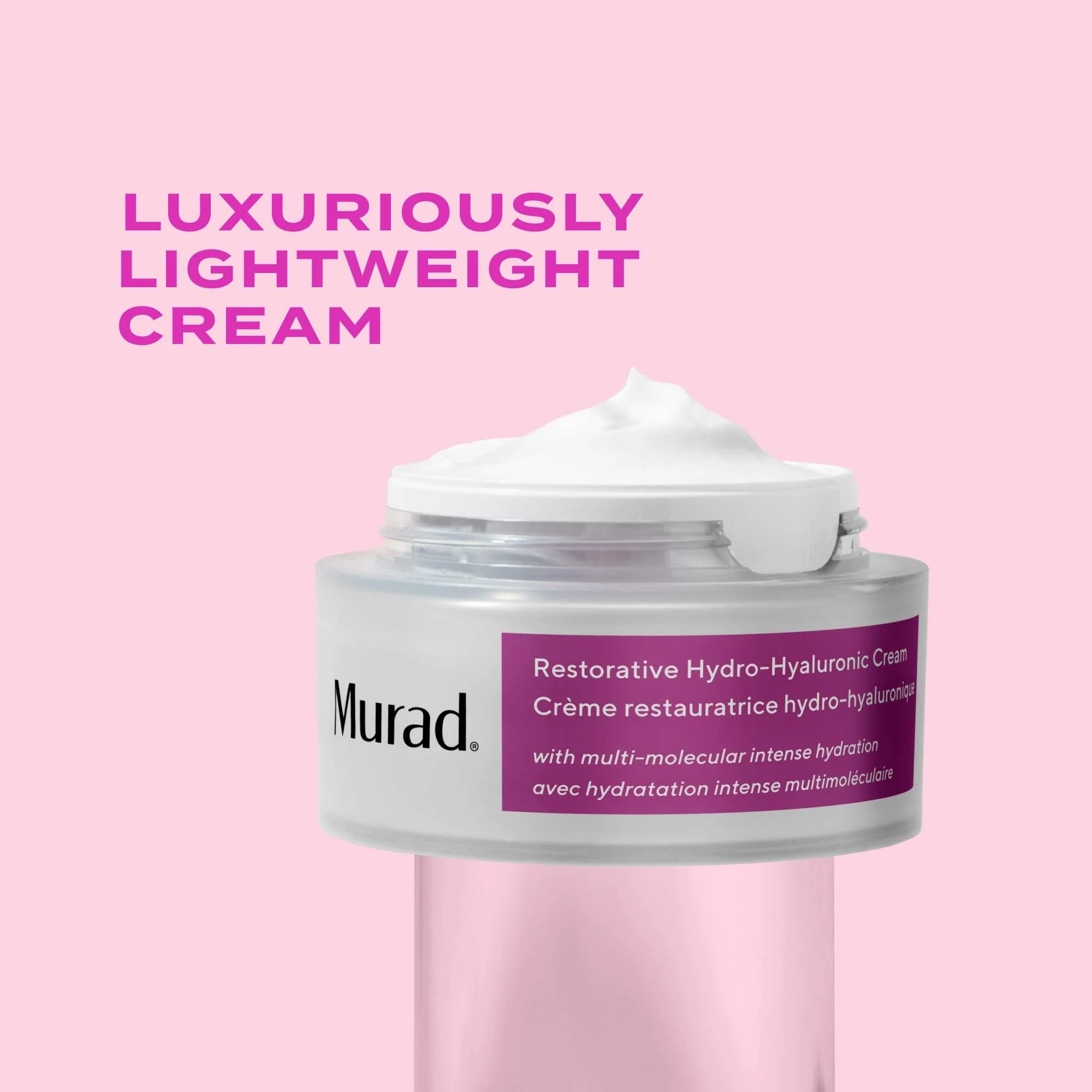 Murad Restorative Hydro-Hyaluronic Face Cream – Moisture-Boosting Formula with Hyaluronic Acid, Coconut Extract, Botanical Oils & Shea Butter for Lasting Hydration, Plump, & Smooth Skin - 1.7 Fl Oz - Image 7