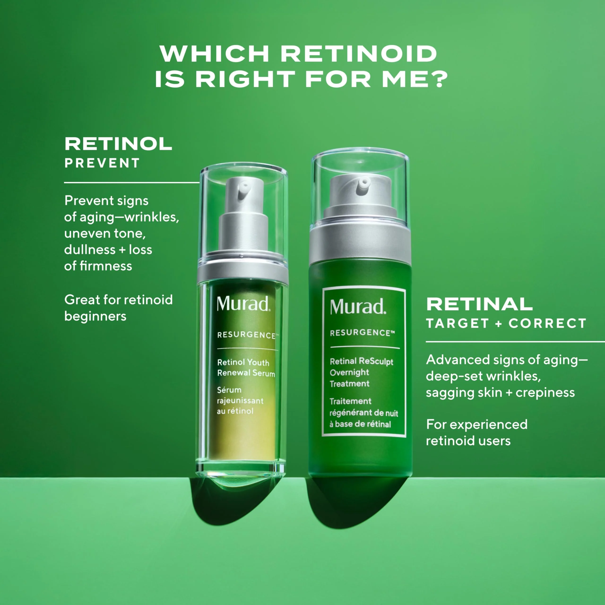 Murad Retinal ReSculpt Overnight Treatment - Advanced Face and Neck Serum with Encapsulated Retinal, Kangaroo Paw, Olive, & Oat Smooths Deep Wrinkles and Crepey Skin, & Lifts Sagging Skin - 1 Fl Oz - Image 6