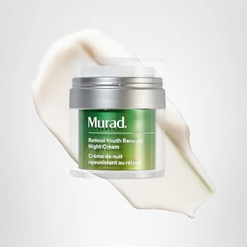 Murad Retinol Youth Renewal Night Cream - Anti-Aging Moisturizer with Retinol Tri-Active Technology and Niacinamide Gently Fights Wrinkles and Fine Lines, Boosts Radiance and Firms Skin - 1.7 Fl Oz - Image 2