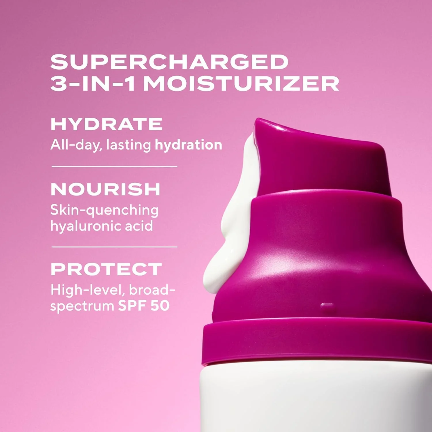 Murad Superactive Hydrating Moisturizer SPF 50 - Dewy Hydration Facial Suncreen Supercharged with Hyaluronic Acid For Plump and Bouncy Skin - 1.7FL Oz - Image 10