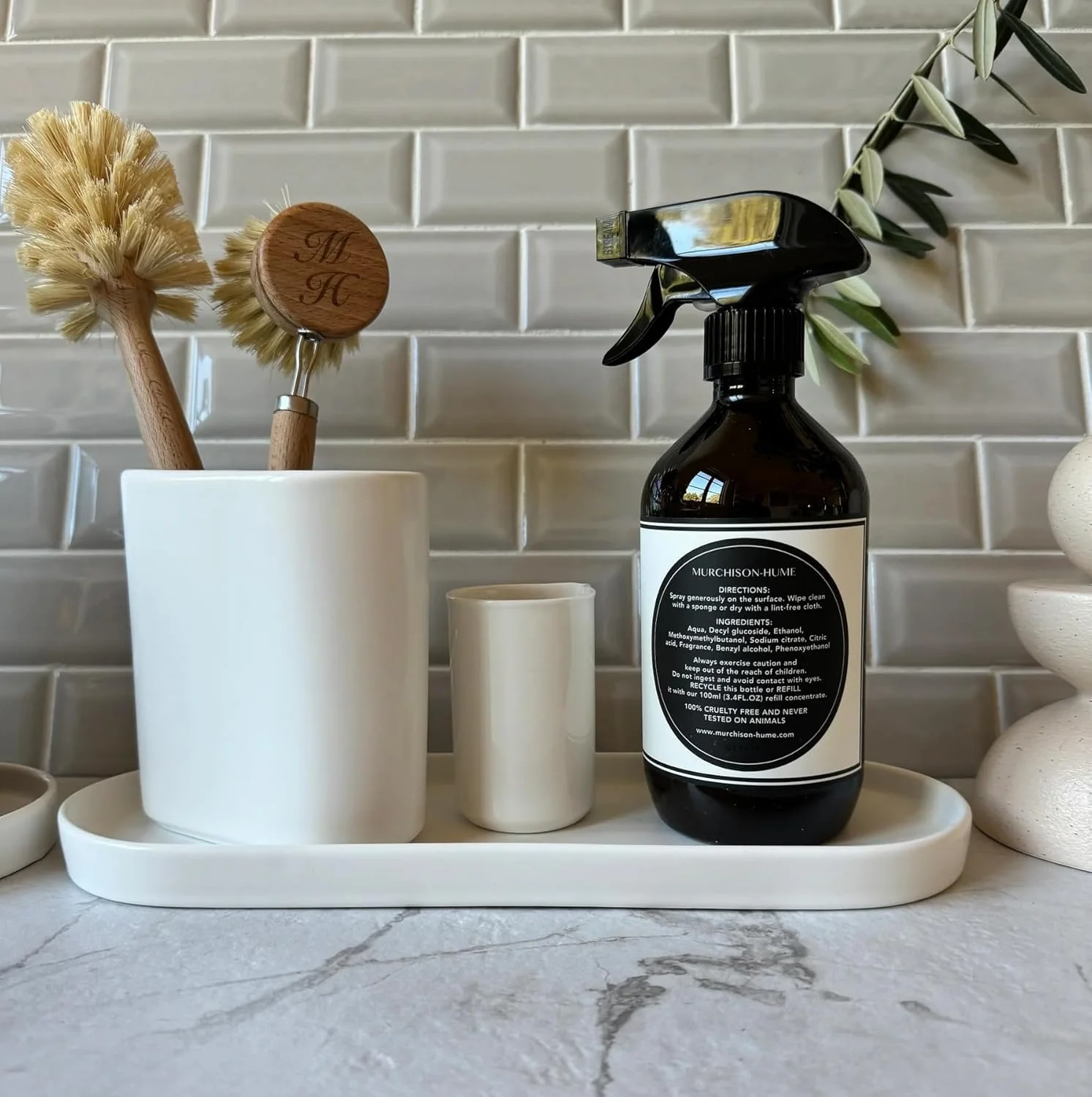 Murchison-Hume All Purpose Cleaner Spray | Plant Based Multi-Surface | Non-Toxic | Food & Pet Safe | Granite, Marble & Stone Safe | Cuts Grease | Kitchen & Bath | Refill Available | Original Fig - Image 6