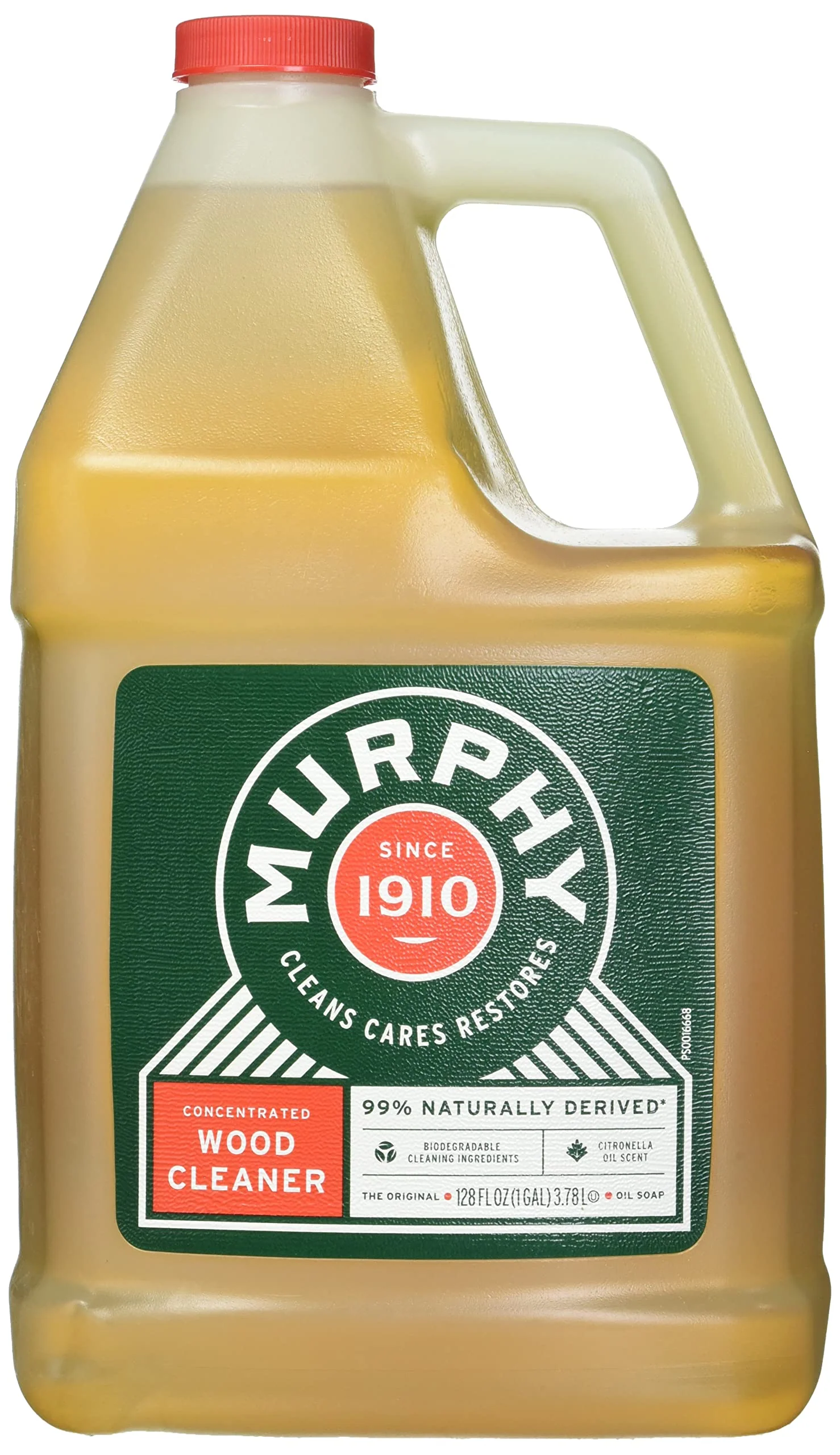 Murphy, CPC01103, 128oz Oil Soap Wood Clnr, 1 Each, Gold