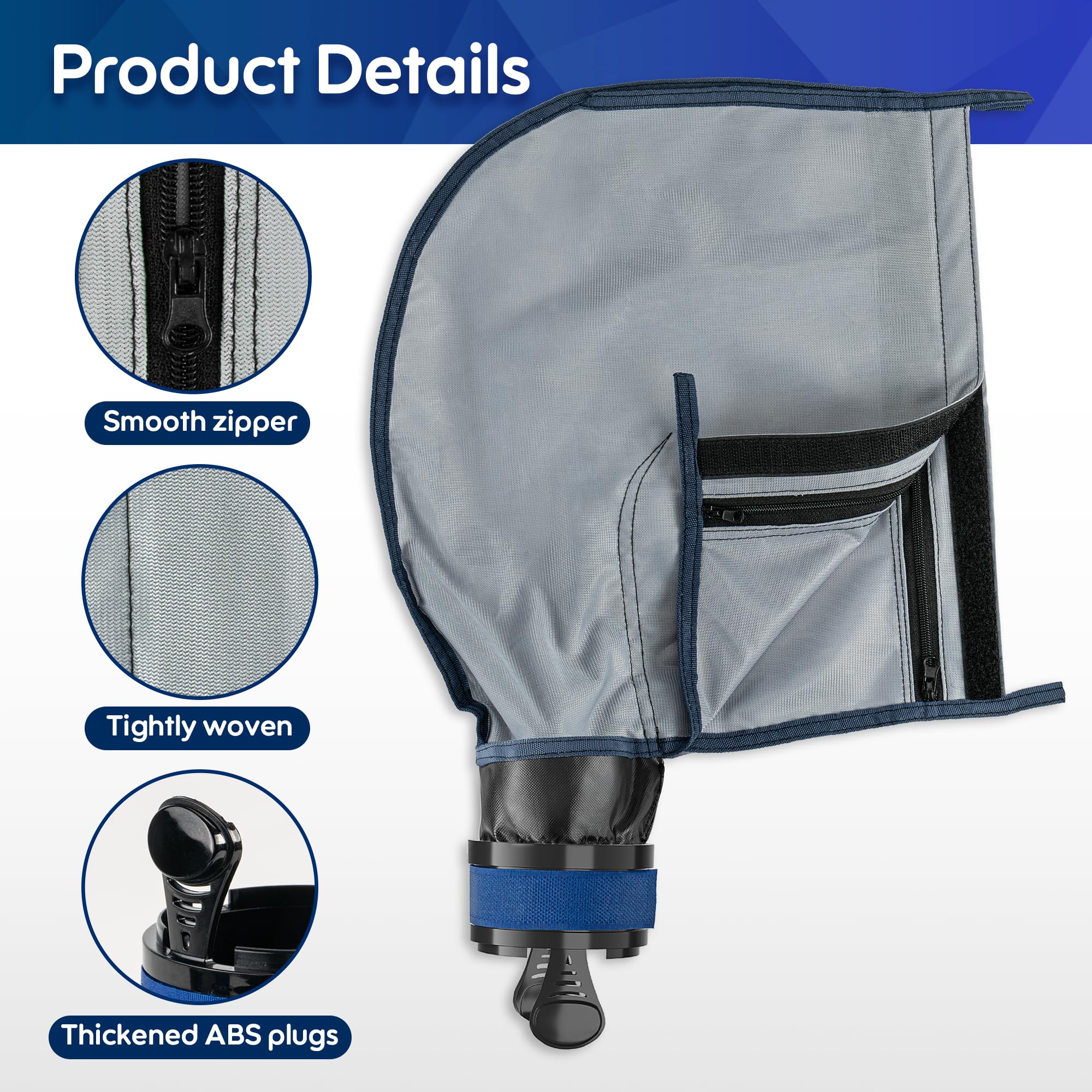 MUSCCCM 3900 Sport Double Chamber Design 39-310 Pool Cleaner Bags,Double Chamber and Pull-Tape Design Fit 3900 Sport,P39 and 480 280 Pool Cleaners(2 Pack) - Image 6
