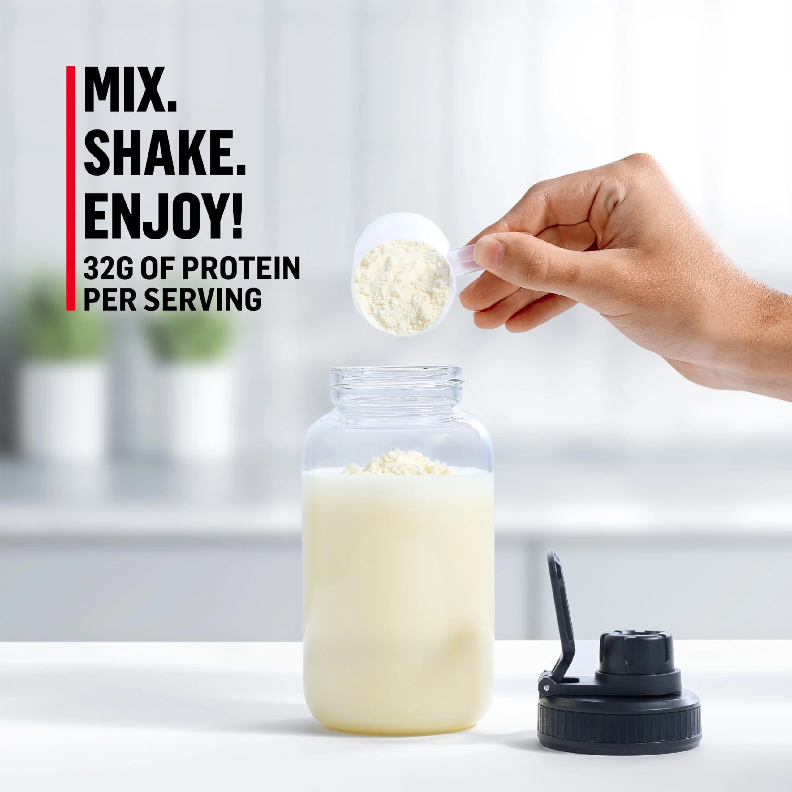 Muscle Milk Genuine Protein Powder, Vanilla Creme, 32g Protein, 4.94 Pound, 32 Servings - Image 4