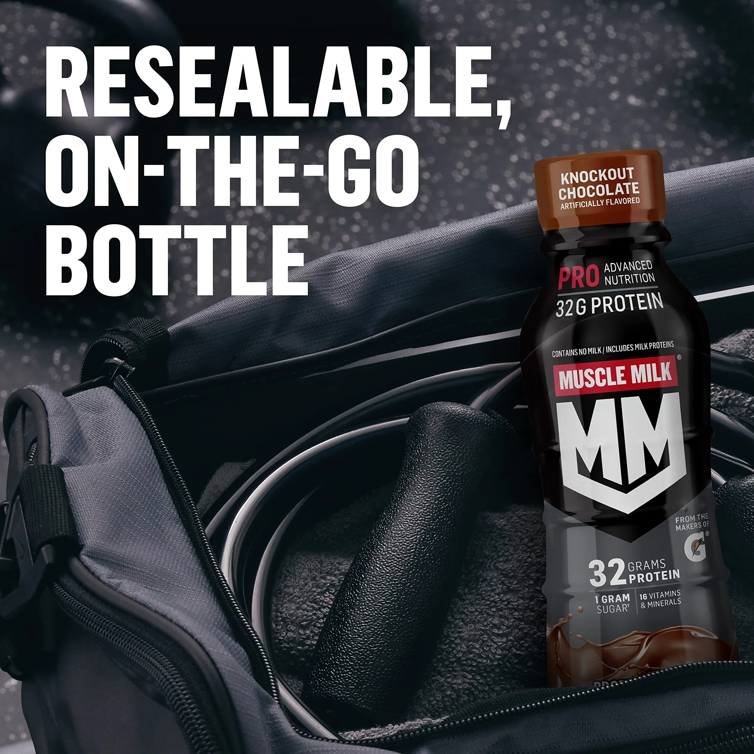 Muscle Milk Pro Series Protein Shake,Chocolate Peanut Butter,40g Protein,14 Fl Oz,(Pack of 24) - Image 7