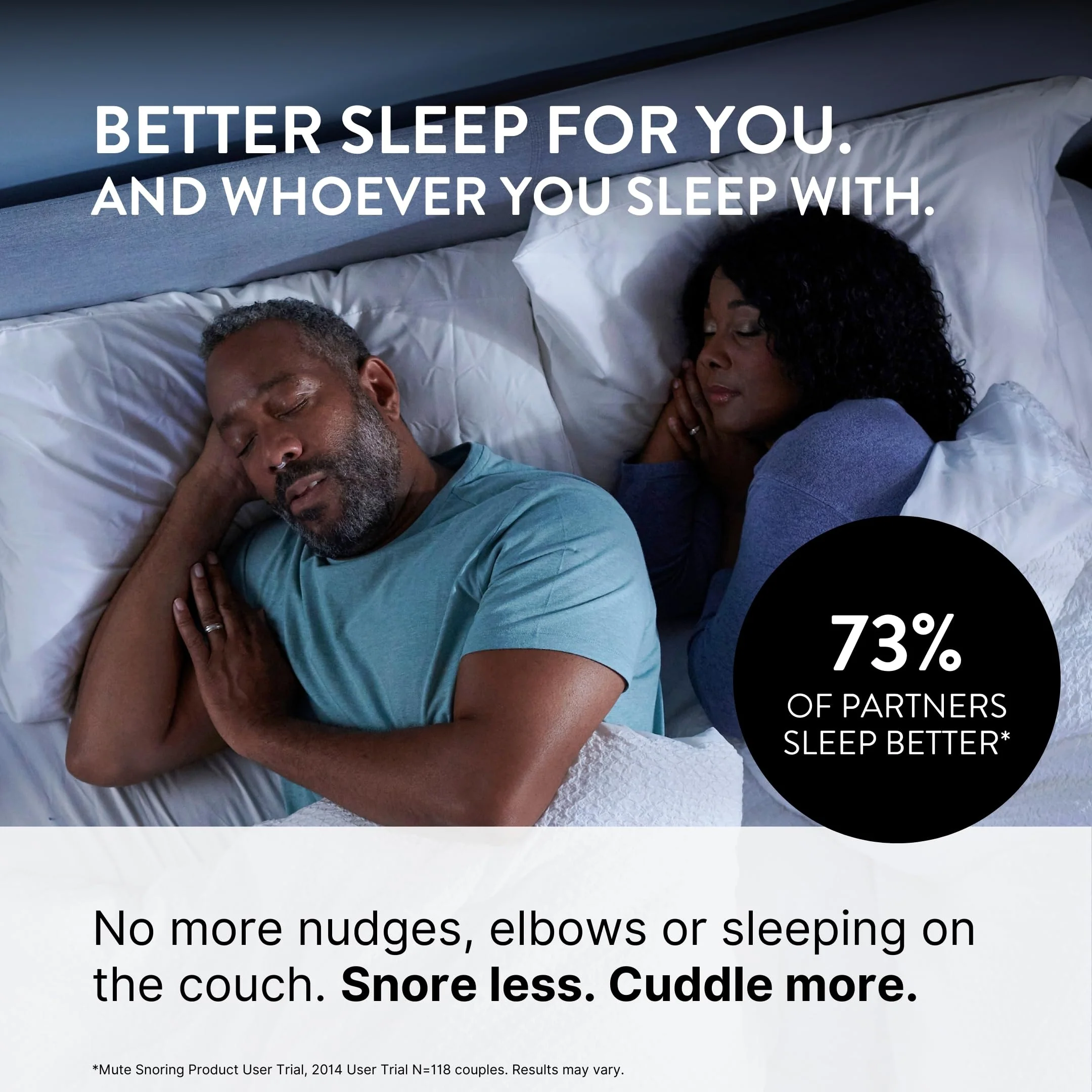 MUTE by Rhinomed Nasal Dilator for Snore Reduction Starter Pack Increases Airflow Anti Snoring Devices Nasal Dilators for Sleeping Transparent Internal Nasal Dilator Snoring Solution - Image 4
