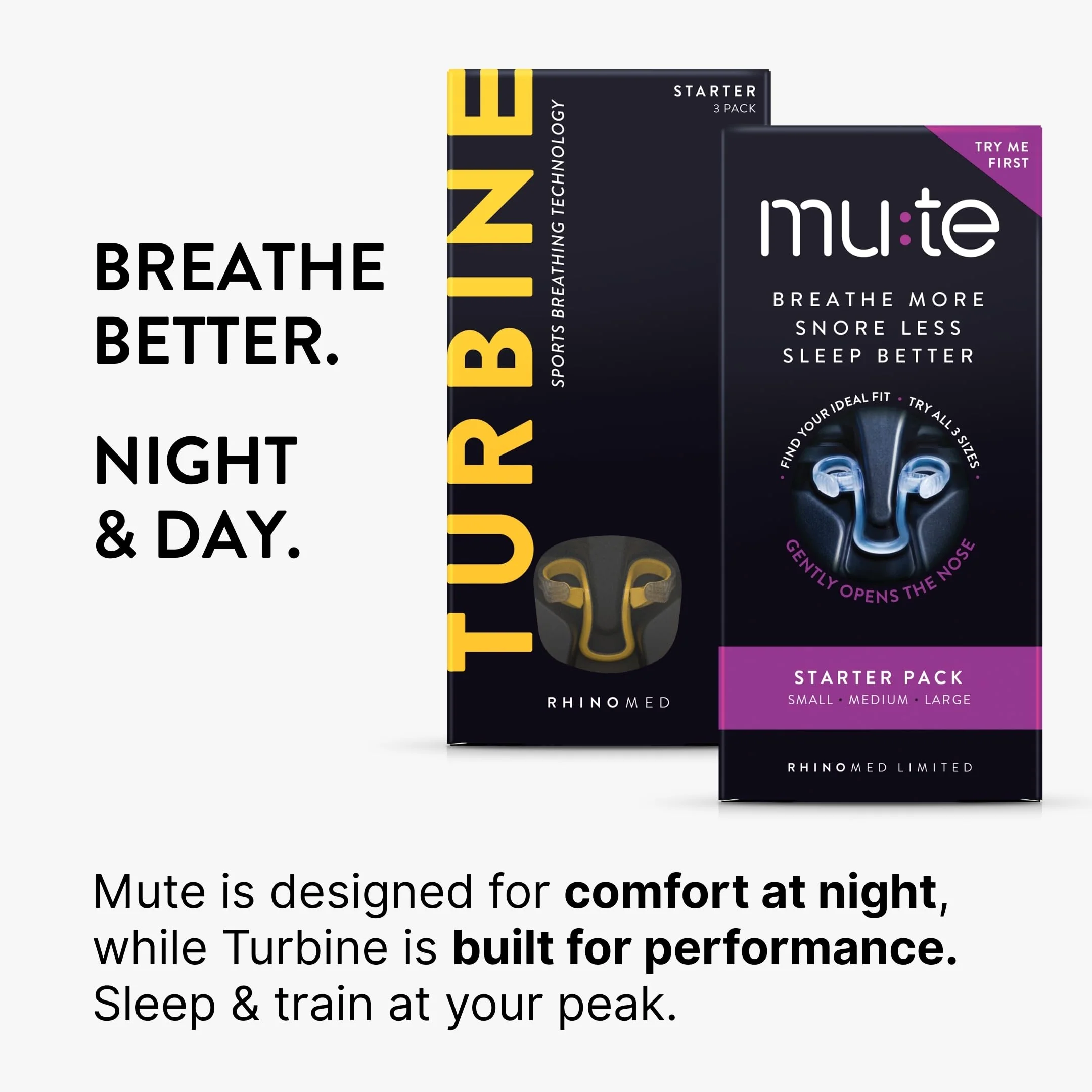 MUTE by Rhinomed Nasal Dilator for Snore Reduction Starter Pack Increases Airflow Anti Snoring Devices Nasal Dilators for Sleeping Transparent Internal Nasal Dilator Snoring Solution - Image 8