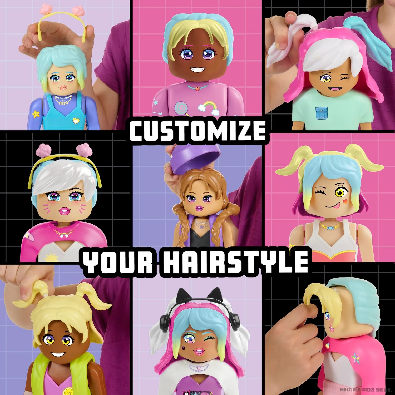 My Avastars Fashion Doll - Pink_Playz with 2 Outfits and 100+ Ways to Customize - Image 4