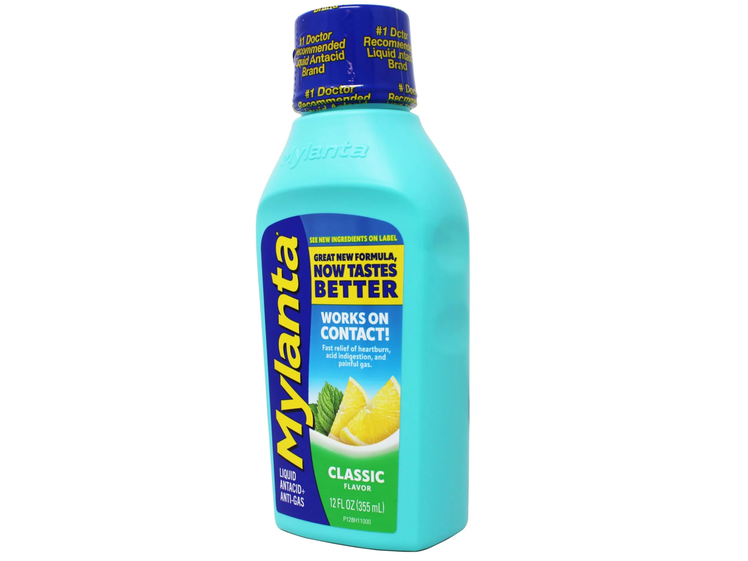 Mylanta Antacid and Gas Relief, Maximum Strength Formula, Classic Flavor, 12 Fluid Ounce - Image 4