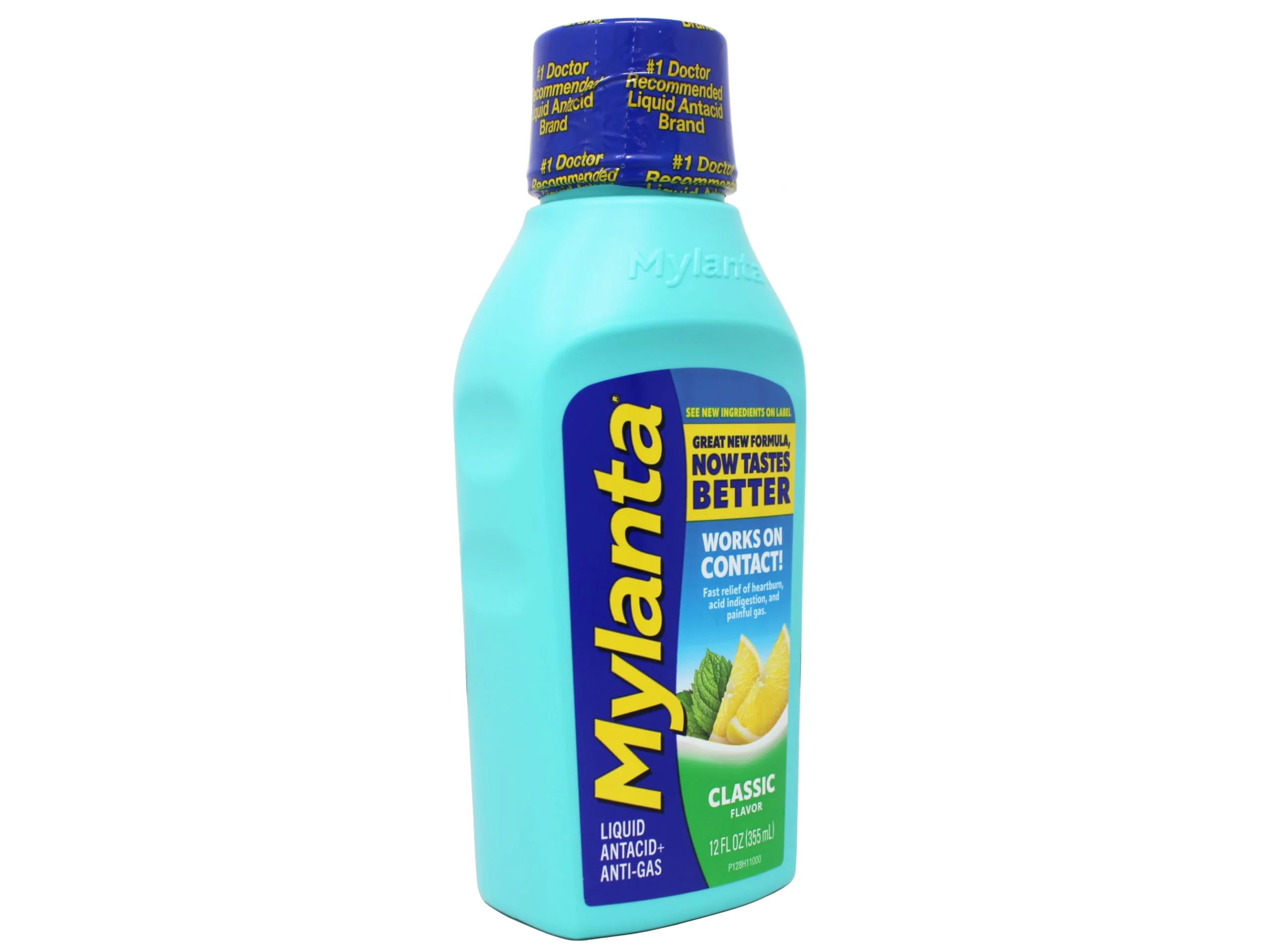 Mylanta Antacid and Gas Relief, Maximum Strength Formula, Classic Flavor, 12 Fluid Ounce - Image 2