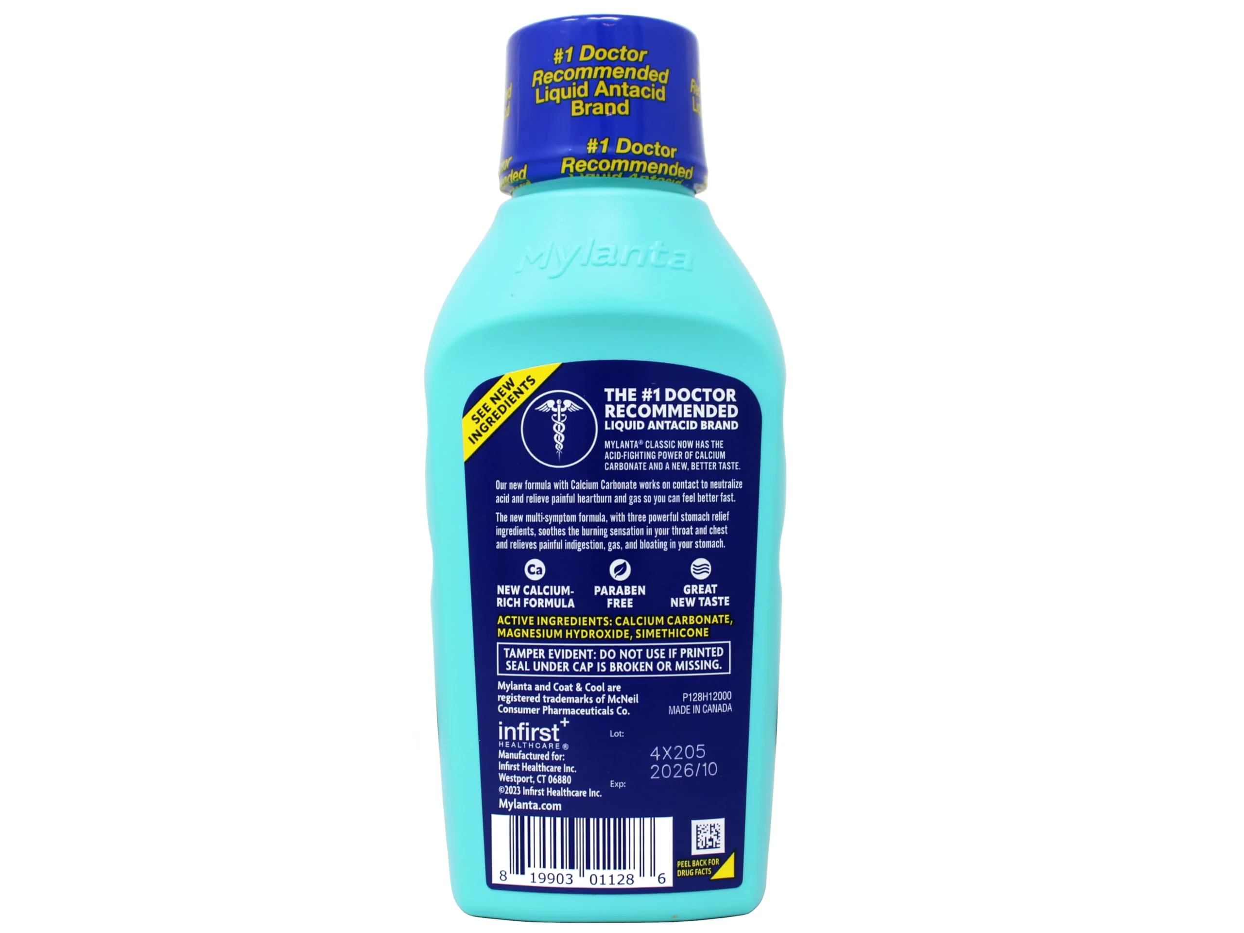 Mylanta Antacid and Gas Relief, Maximum Strength Formula, Classic Flavor, 12 Fluid Ounce - Image 3