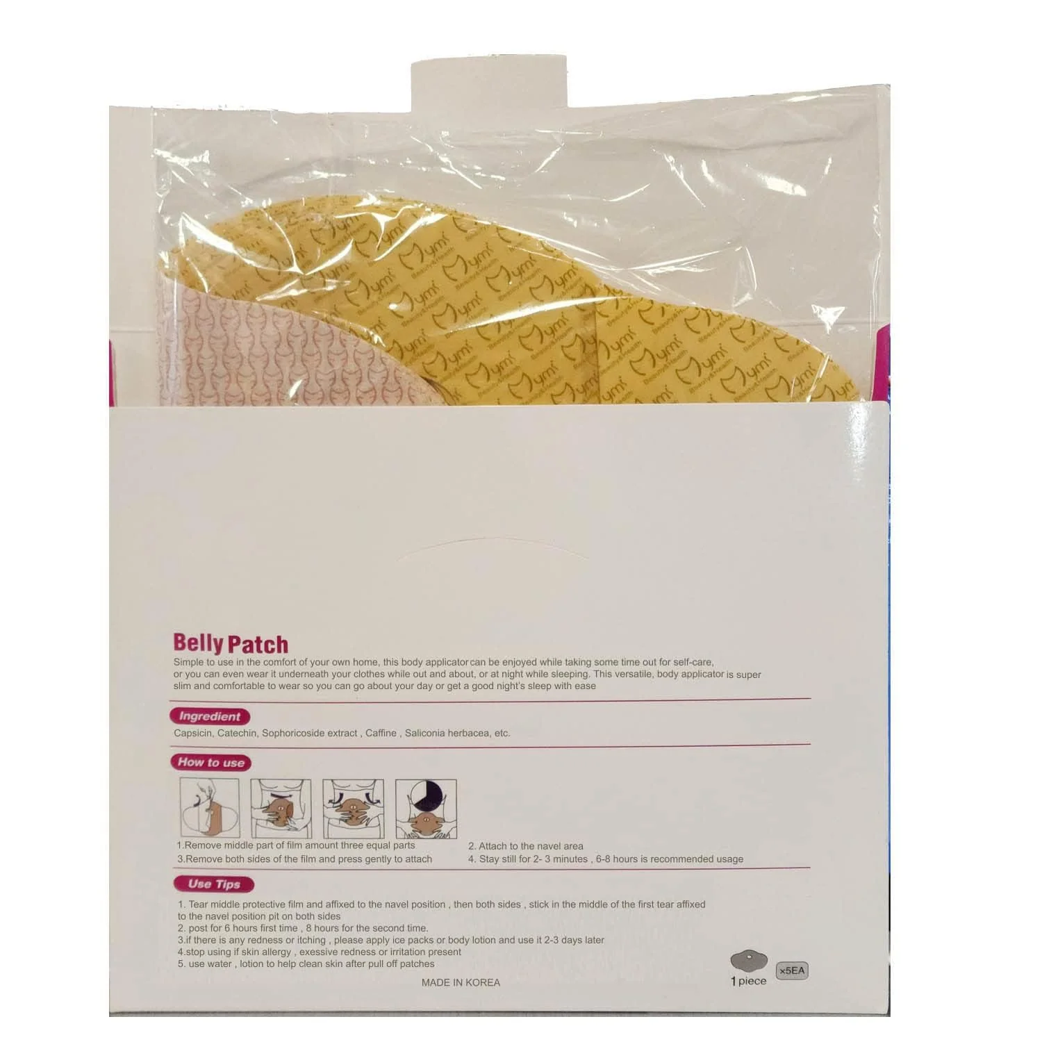 Mymi Wonder Patch Belly Wing Works For Toning Contouring Firming - 15 pieces - Image 2