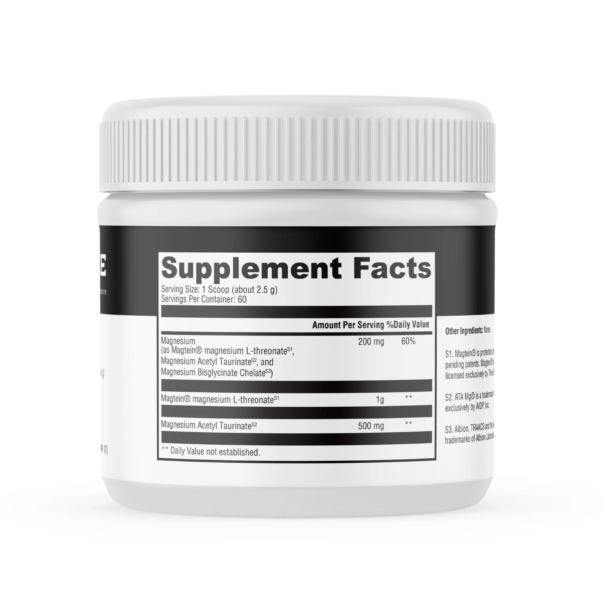 MYOXCIENCE Brain Mag | Magnesium L-Threonate Magtein & Magnesium Glycinate Powder (Unflavored) (60 Servings) - Image 7