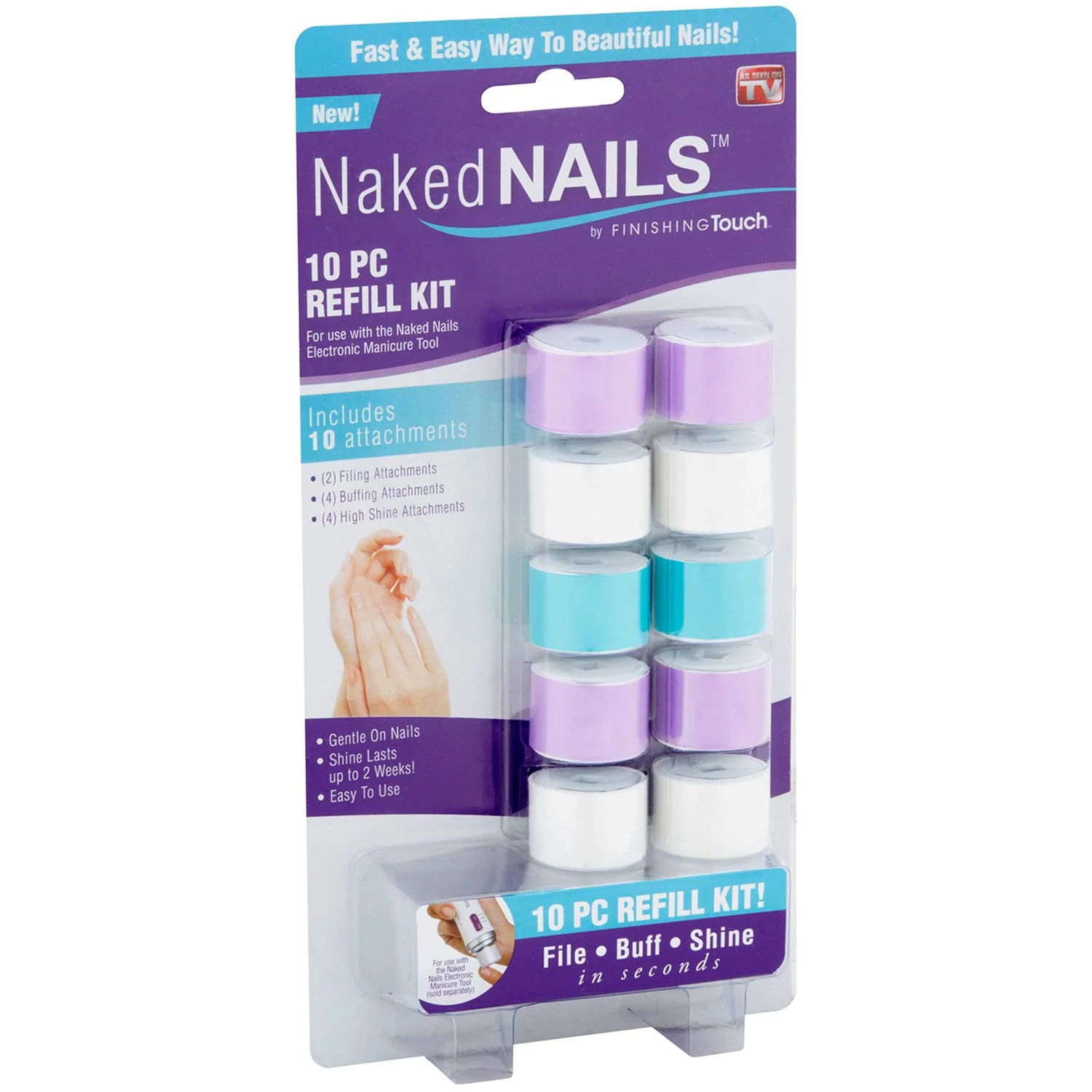Naked Nails Refills Replacement Parts Buffers, Files & Shines (Pack of 2) - Image 4