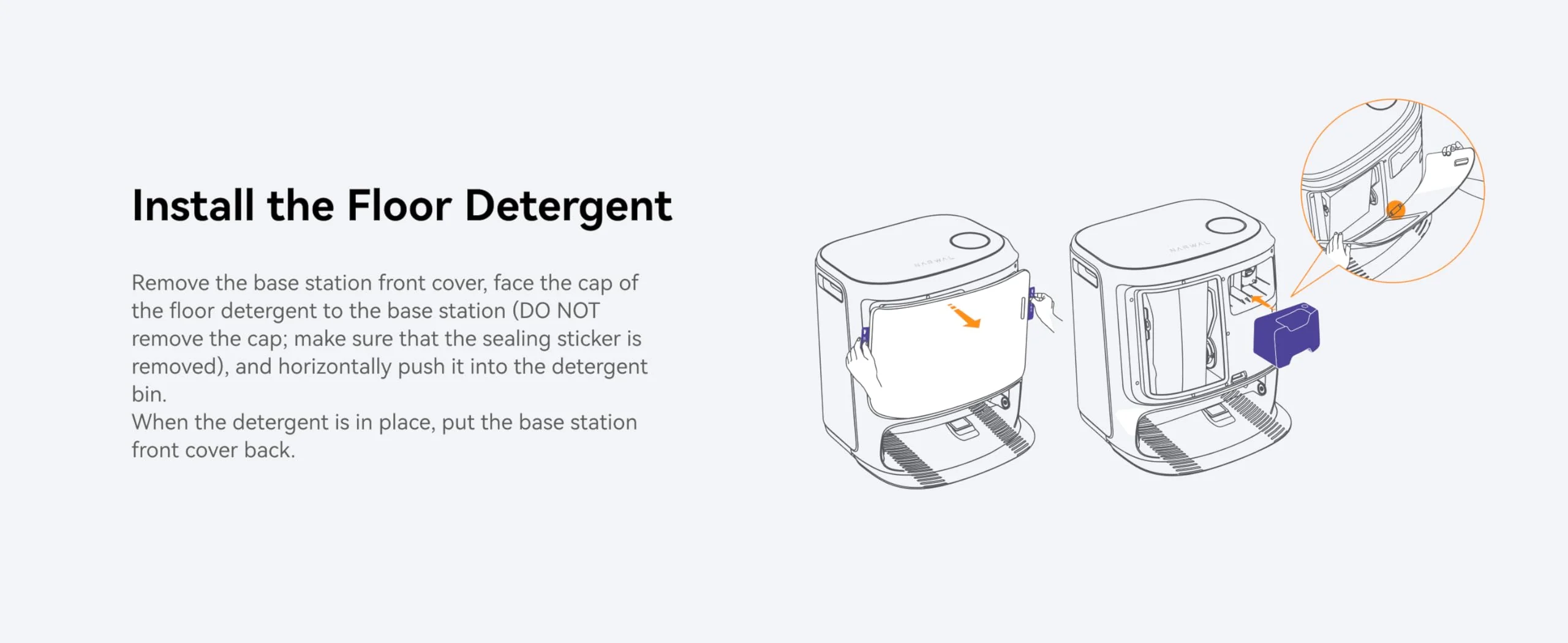 NARWAL Robot Vacuum and Mop Floor Detergent (Model: Freo Z Ultra | Freo Z10 | Freo Z10 Ultra) - Image 2