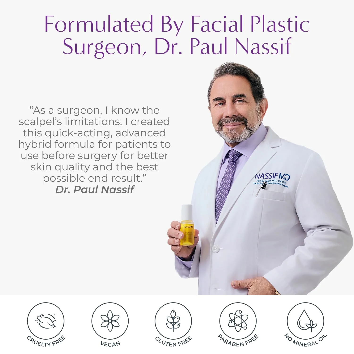 NassifMD Hydro-Screen Hydration Serum | Surgeon-Created Hyaluronic Acid, Ceramides & Retinol Formula for Plumping, Firming & Reducing Fine Lines - Image 4
