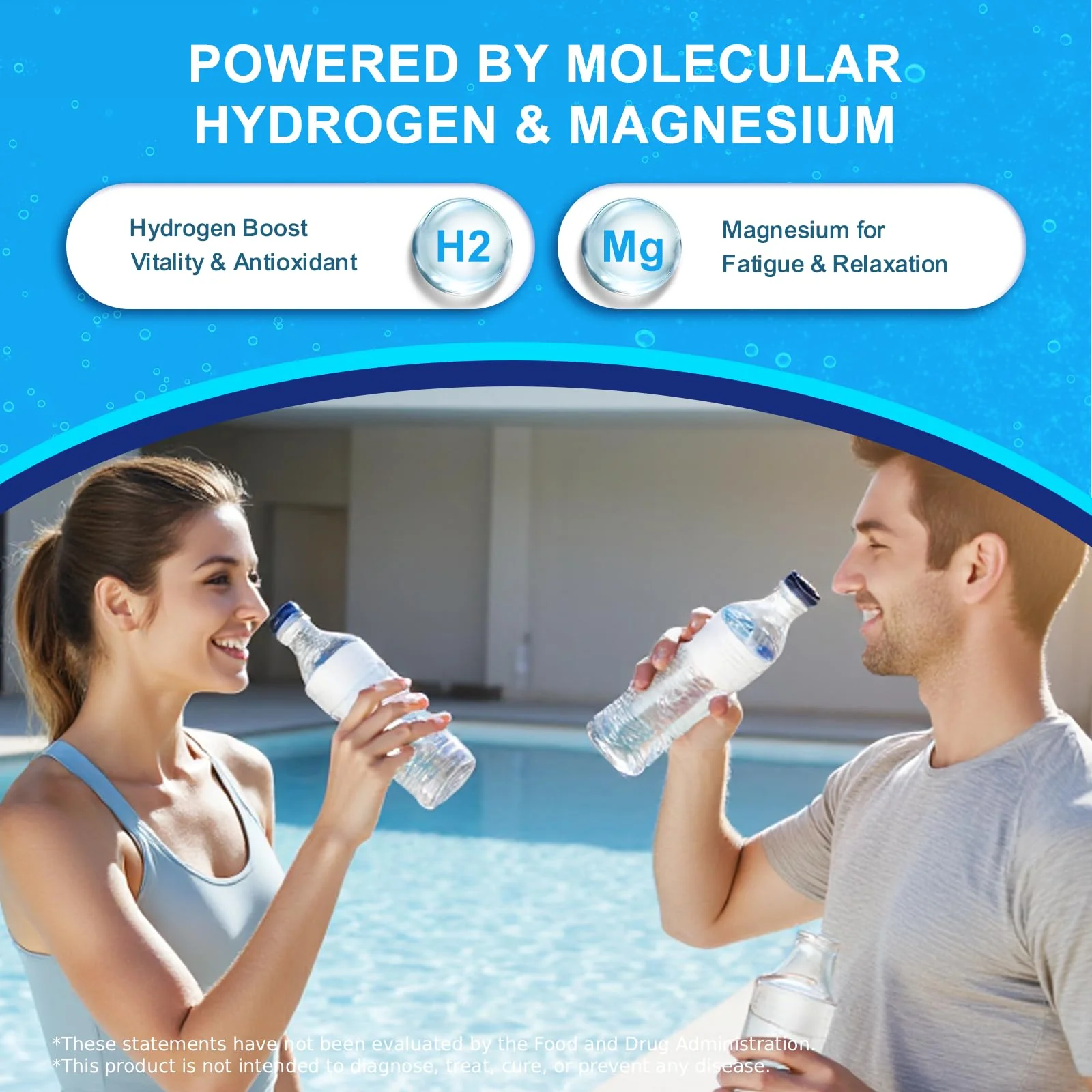 Natprime Hydrogen Water Tablets - H2 Molecular Hydrogen Tablets for Drinking Water with Magnesium, 12 PPM Mineral Supplements for Antioxidant, Mental Clarity, Cognitive, Recovery & Energy - 90 Counts - Image 7