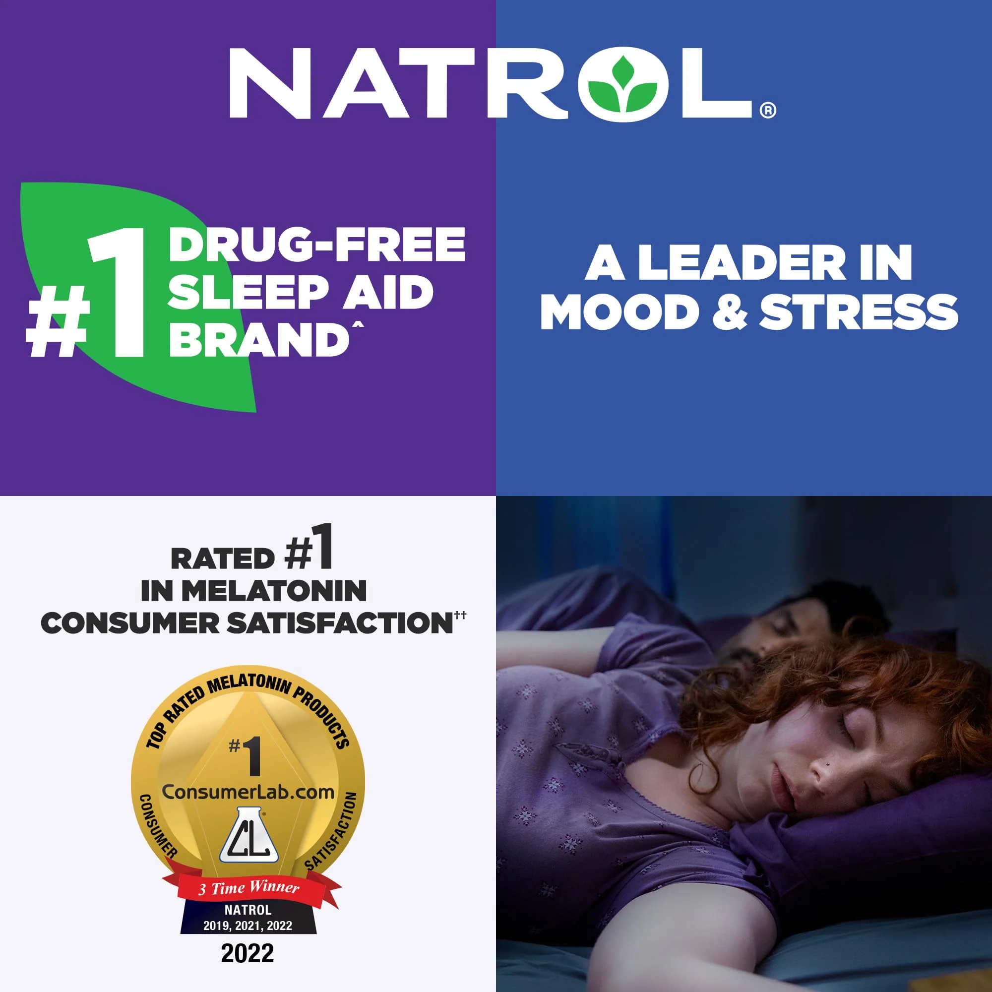 Natrol Time-Release Melatonin 5 mg, Dietary Supplement for Restful Sleep *, 100 Tablets (Pack of 2), 200 Day Supply - Image 4